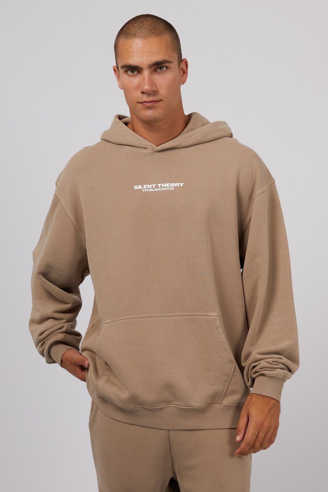 Essential Theory Hoodie Tan