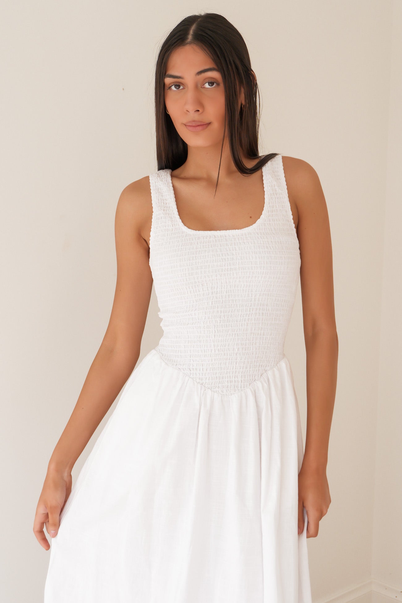 Essential Maxi Dress White