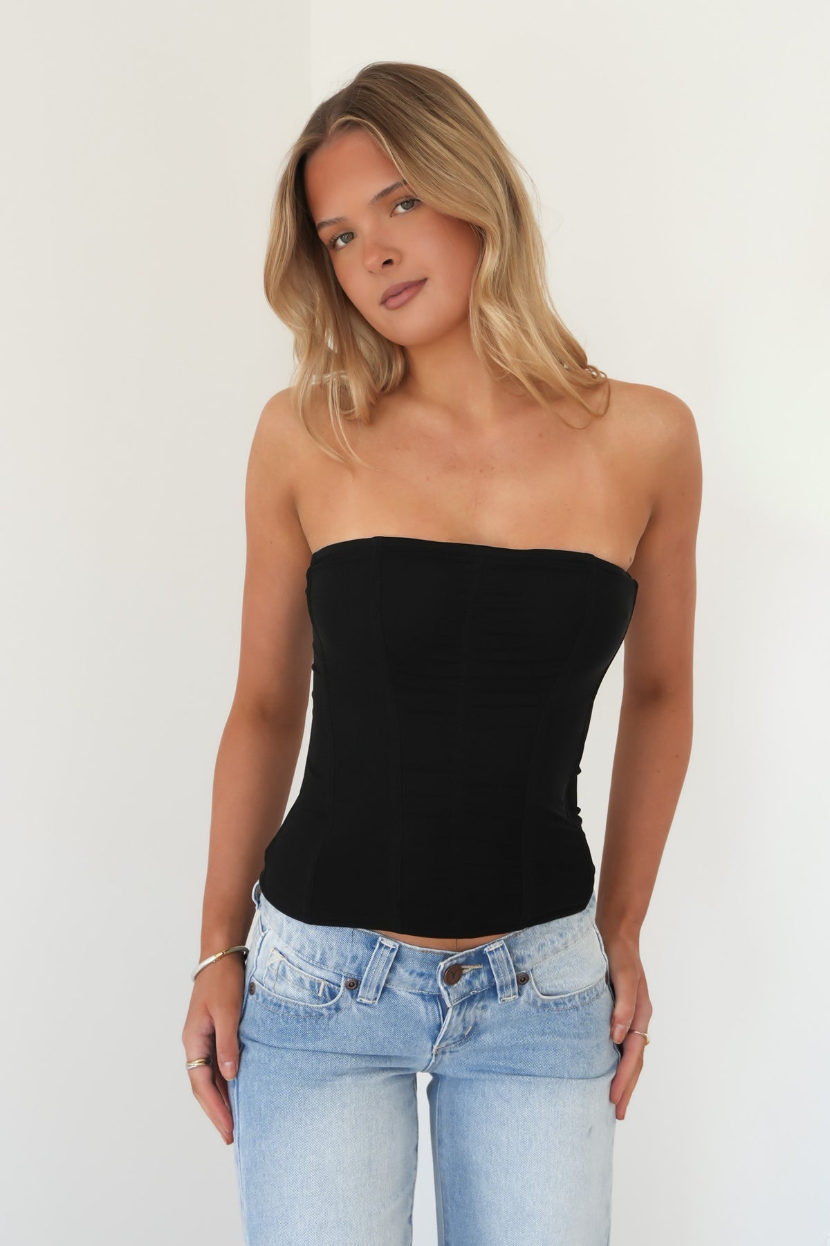 Esther Corset Top Black