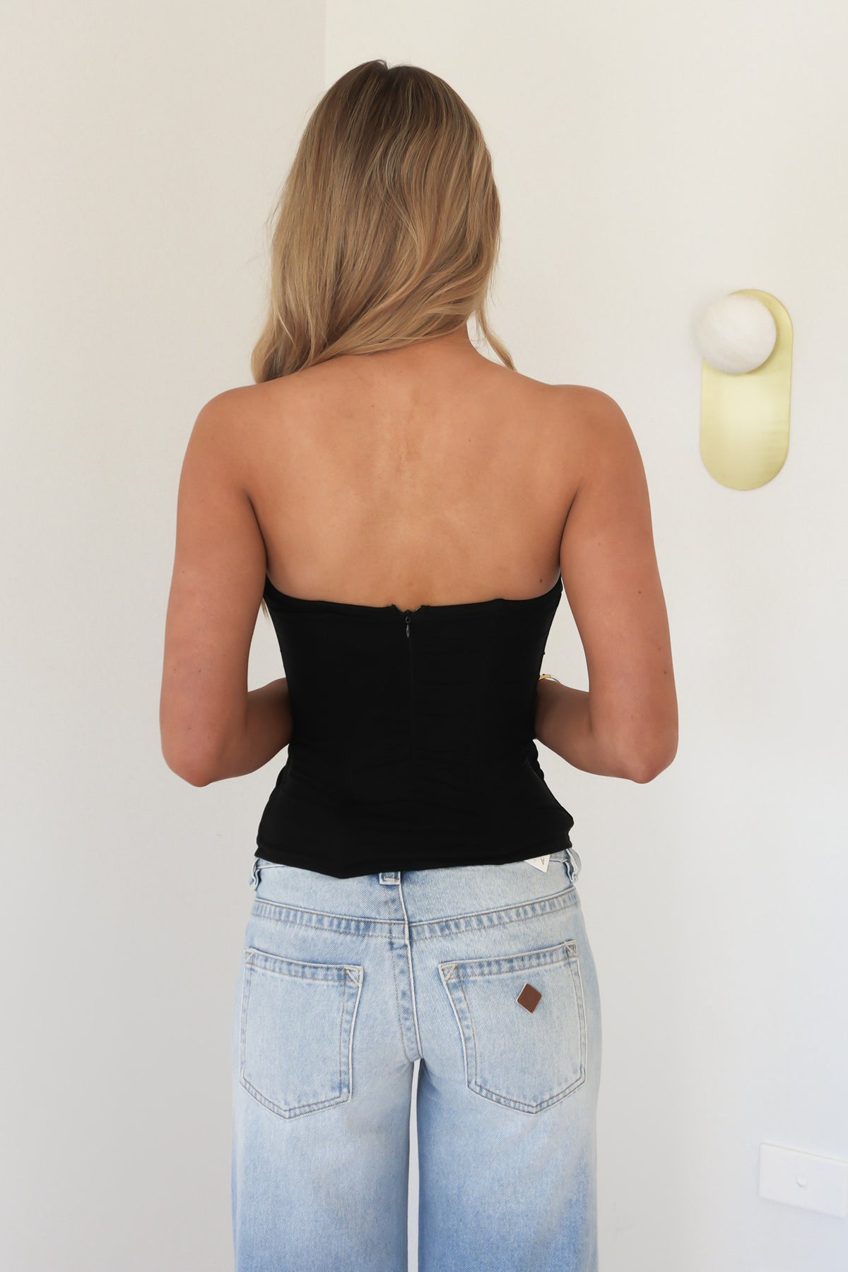 Esther Corset Top Black