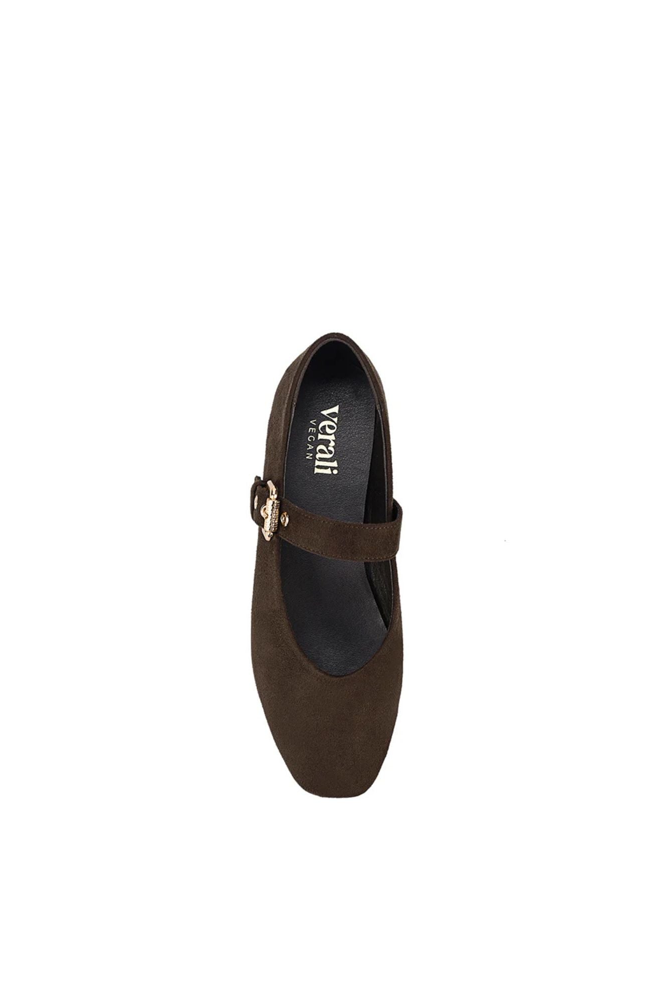Europe Mary-Jane Flats Chocolate Brown Micro