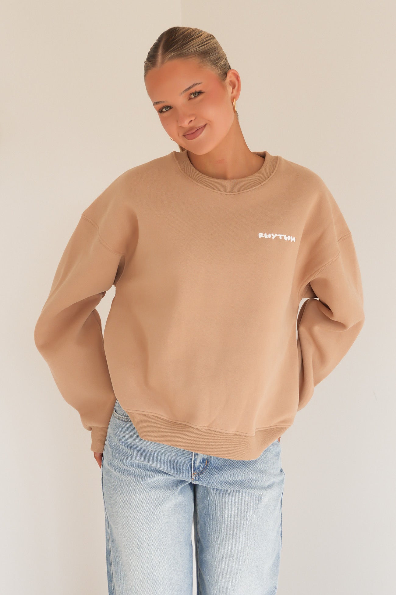 Everyday Crew Neck Fleece Natural