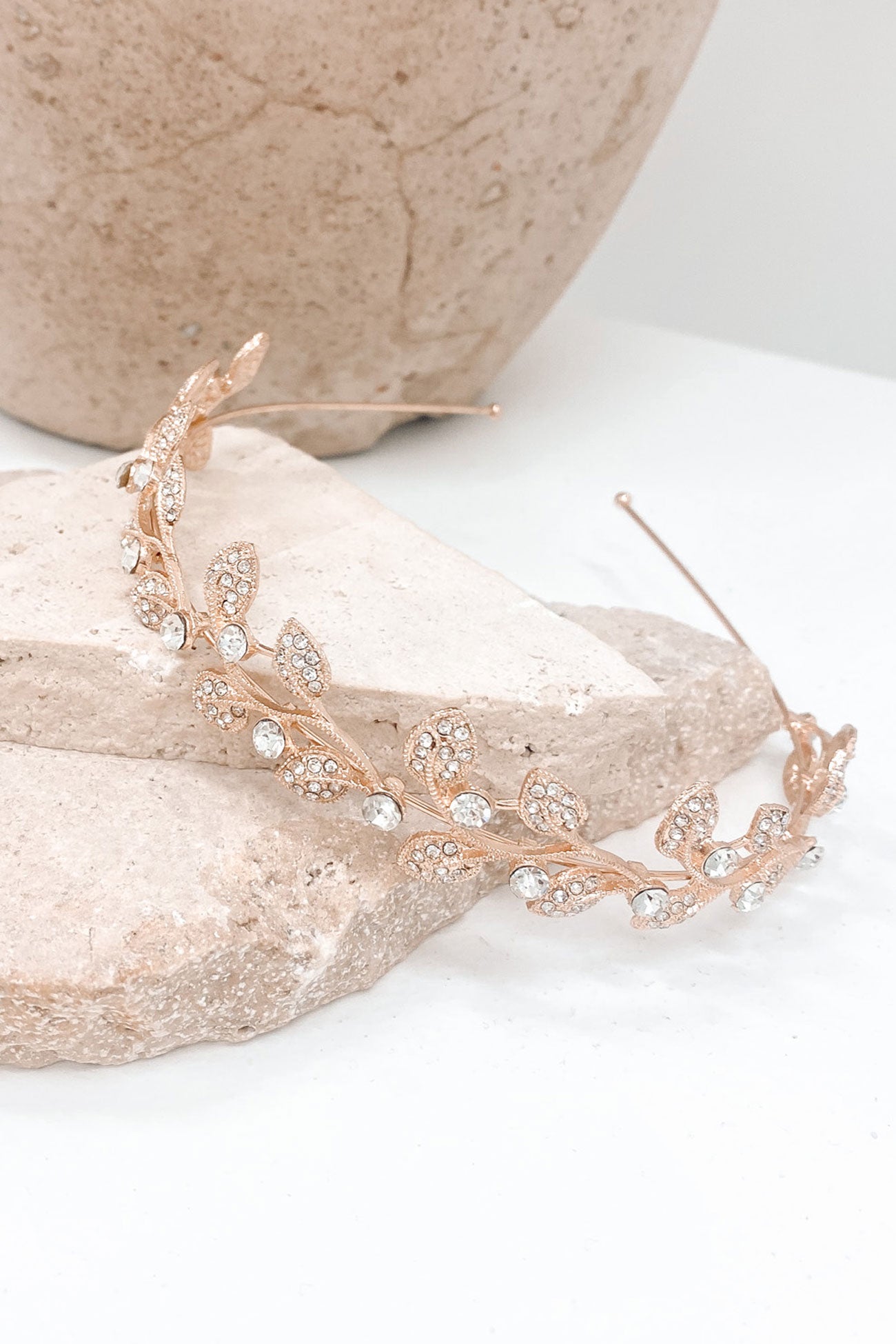 Ezra Leaf Headband Gold