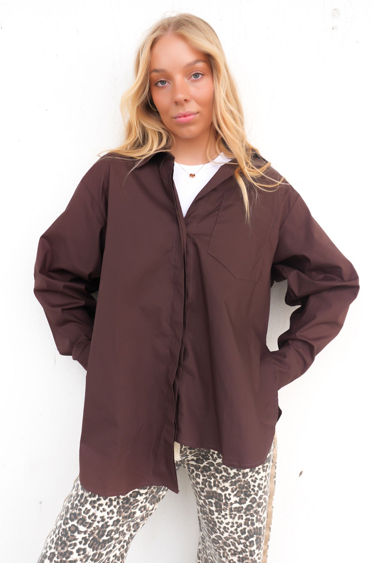 Faith Shirt Chocolate
