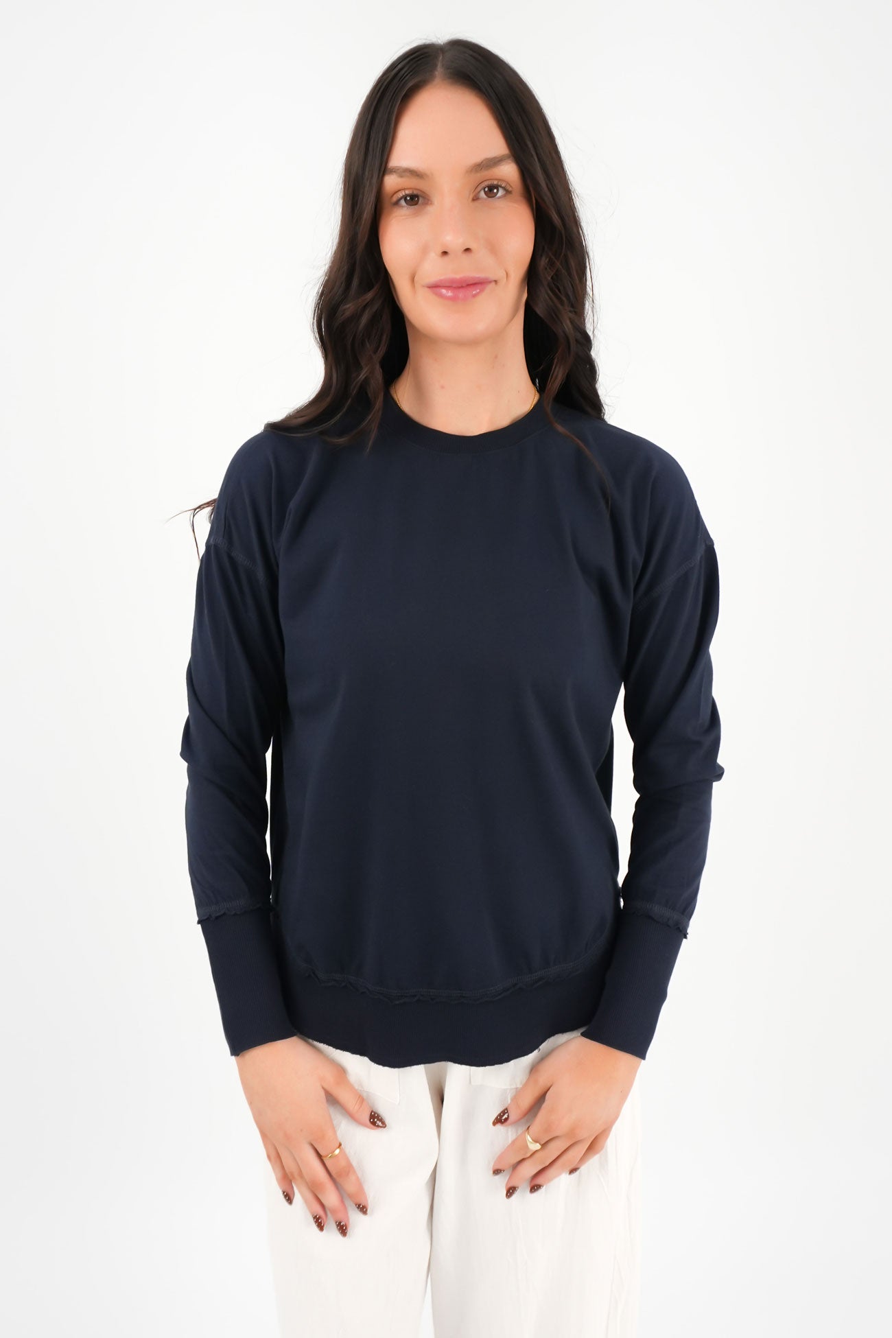 Farrah Long Sleeve Dark Sapphire