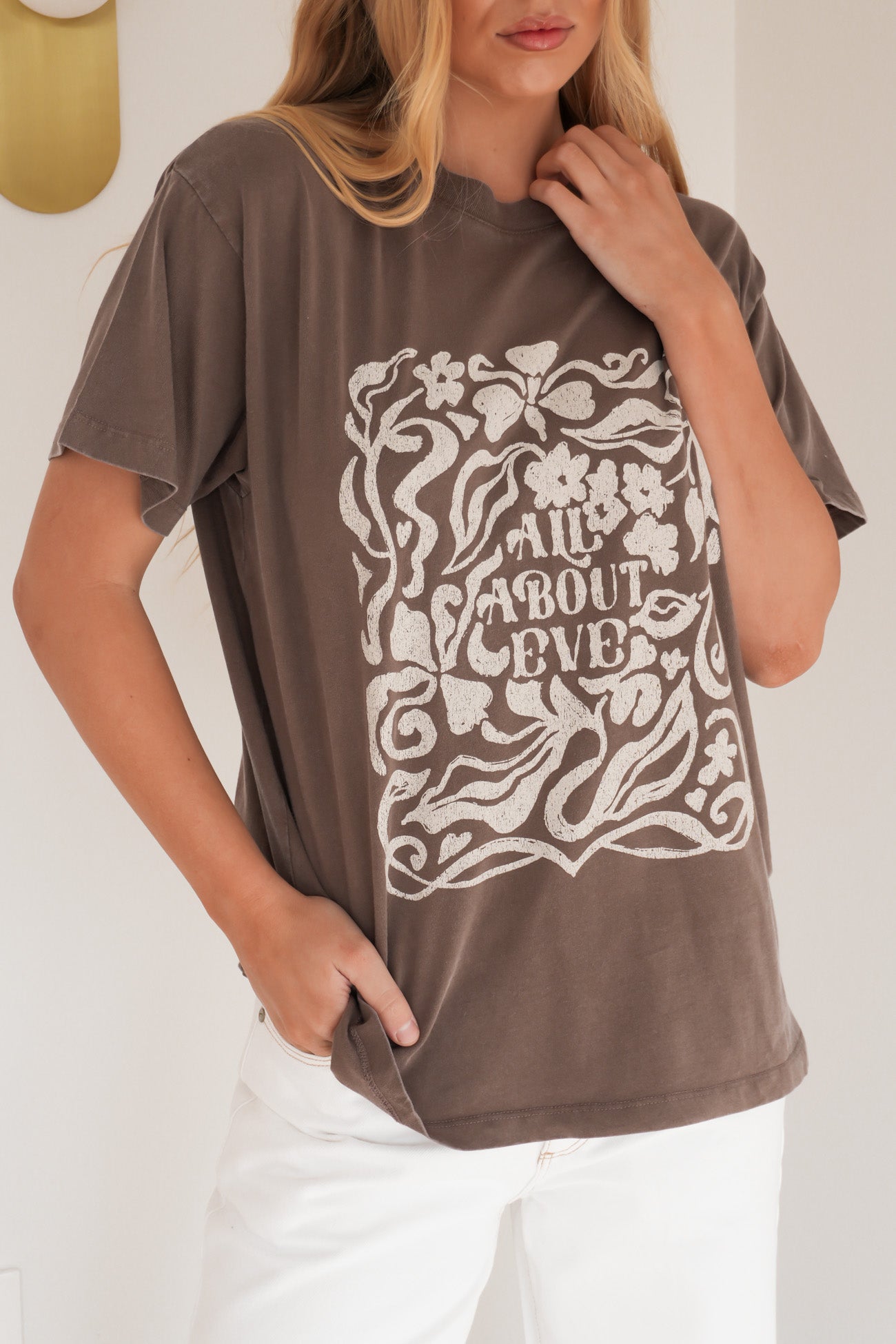 Fields Relaxed Tee Coffee