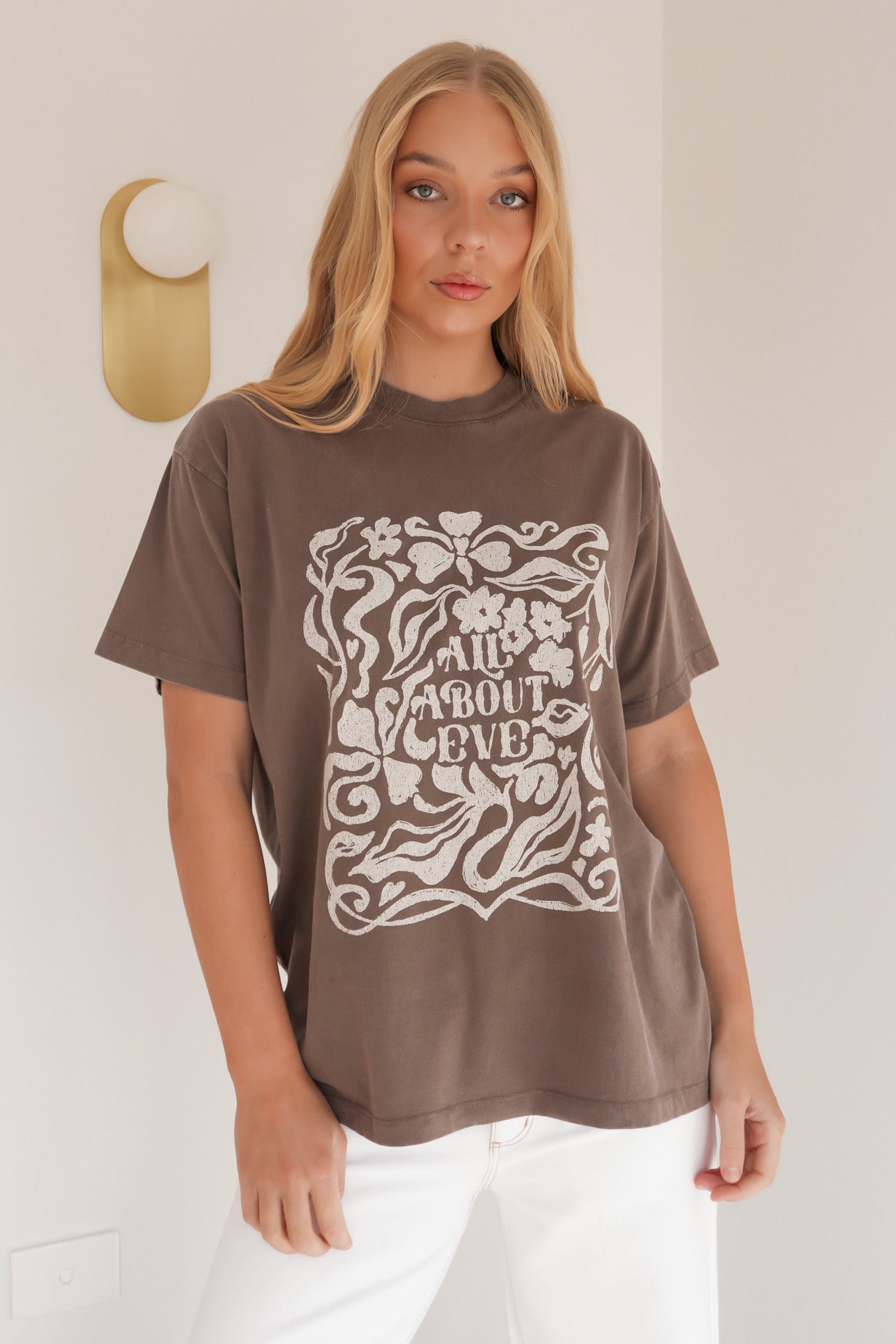 Fields Relaxed Tee Coffee