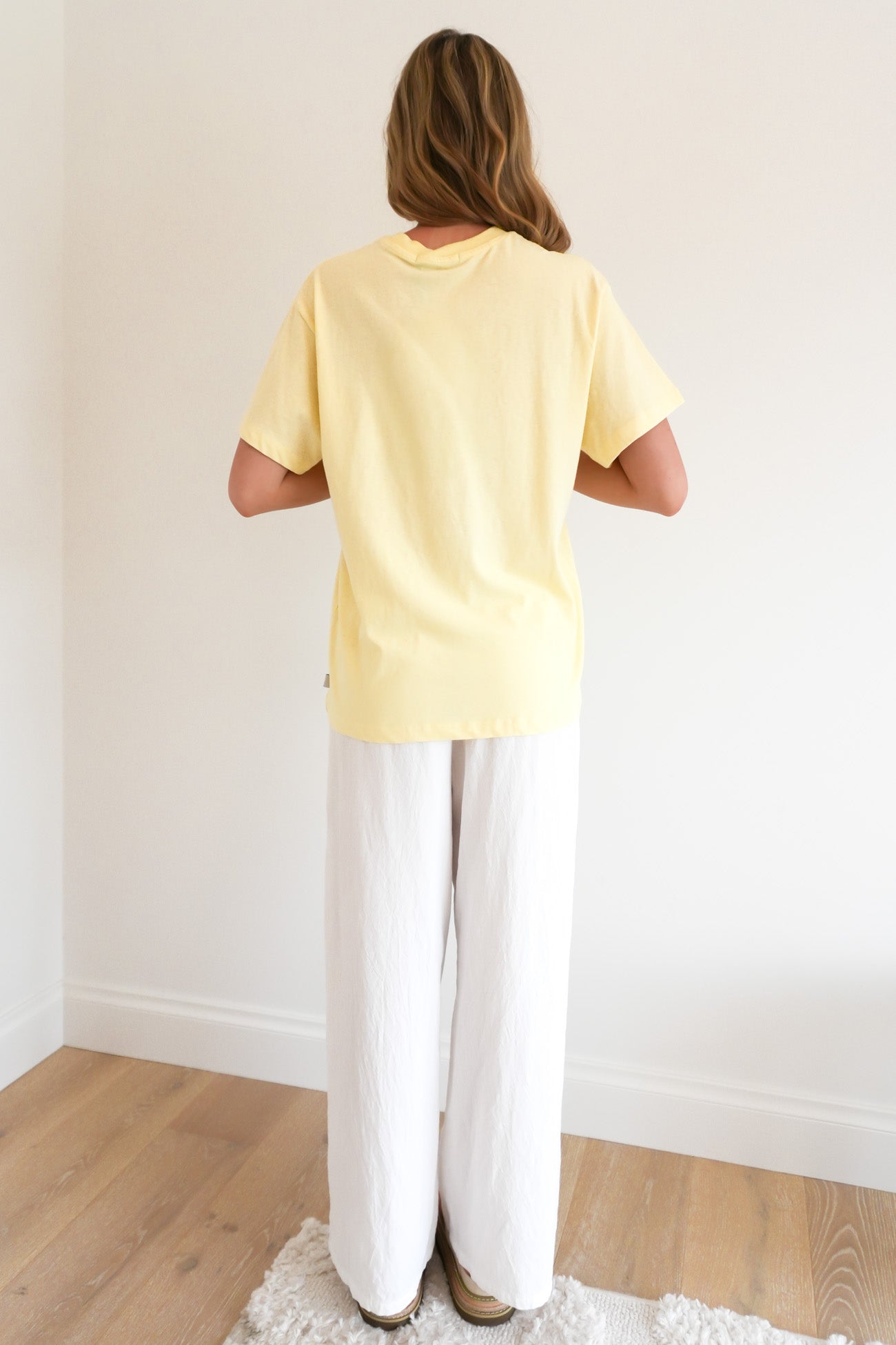 Fiori Freschi Relaxed Tee Yellow