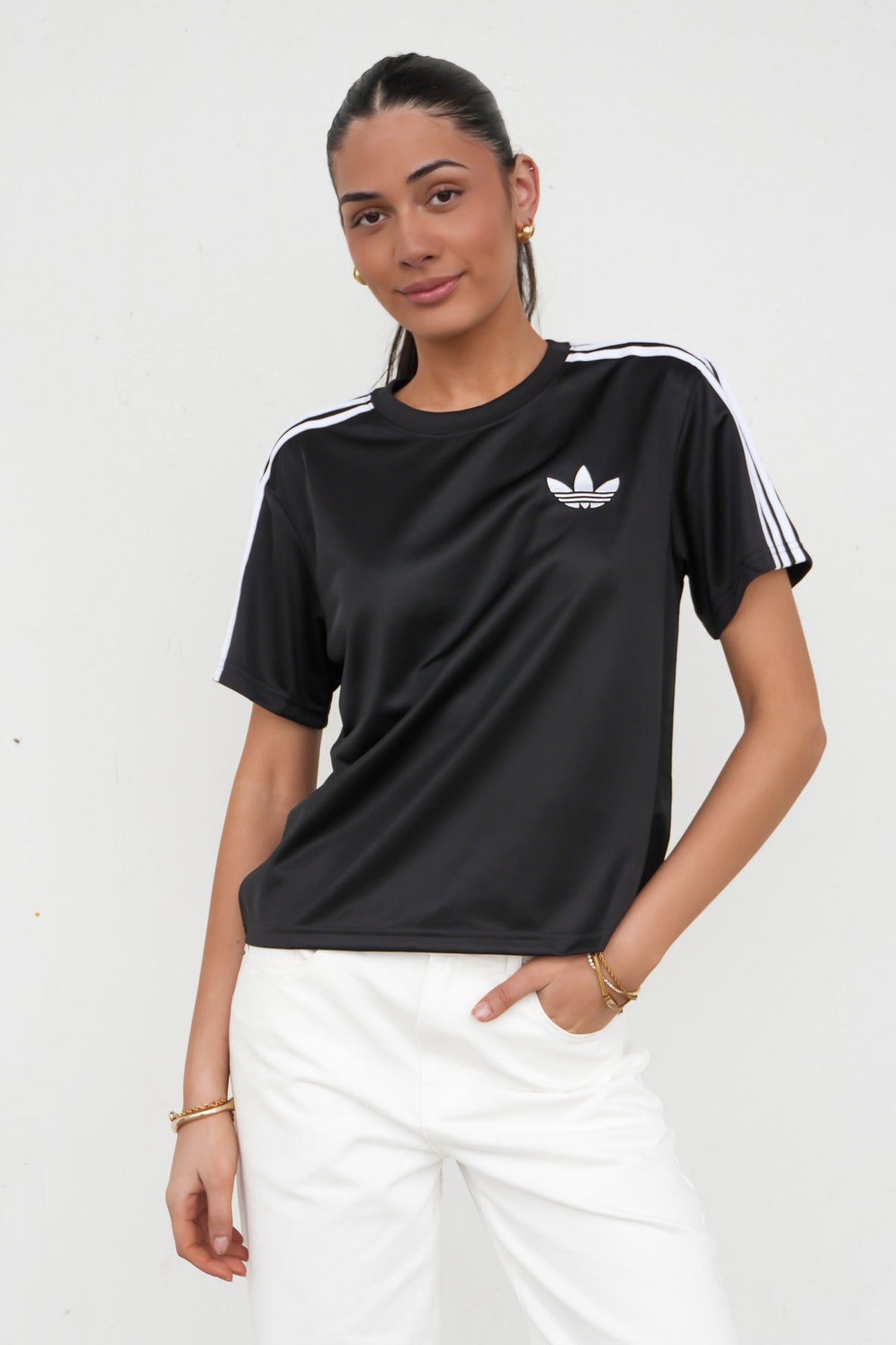 Firebird Tee Black White