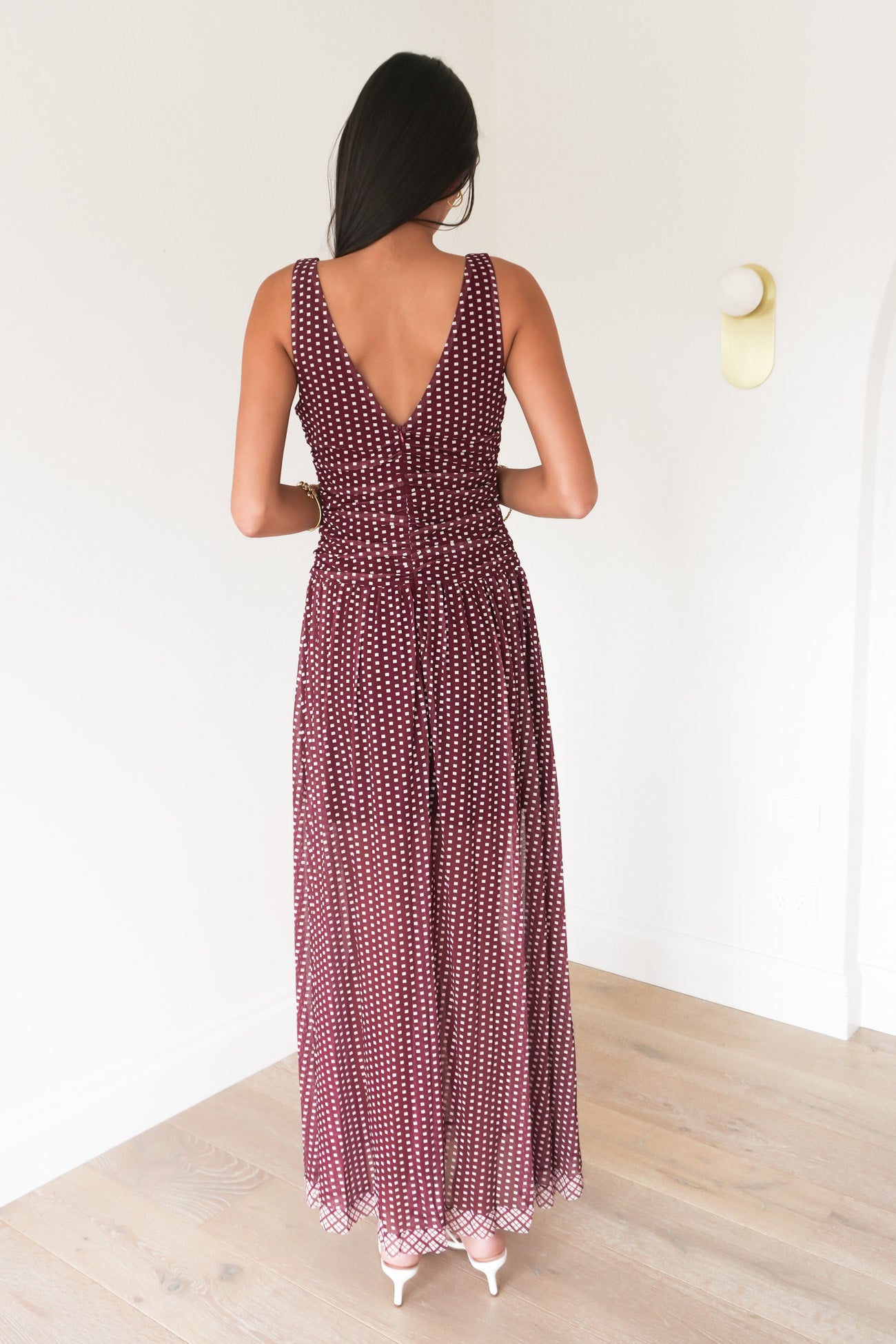 Fletcher Maxi Dress Burgundy