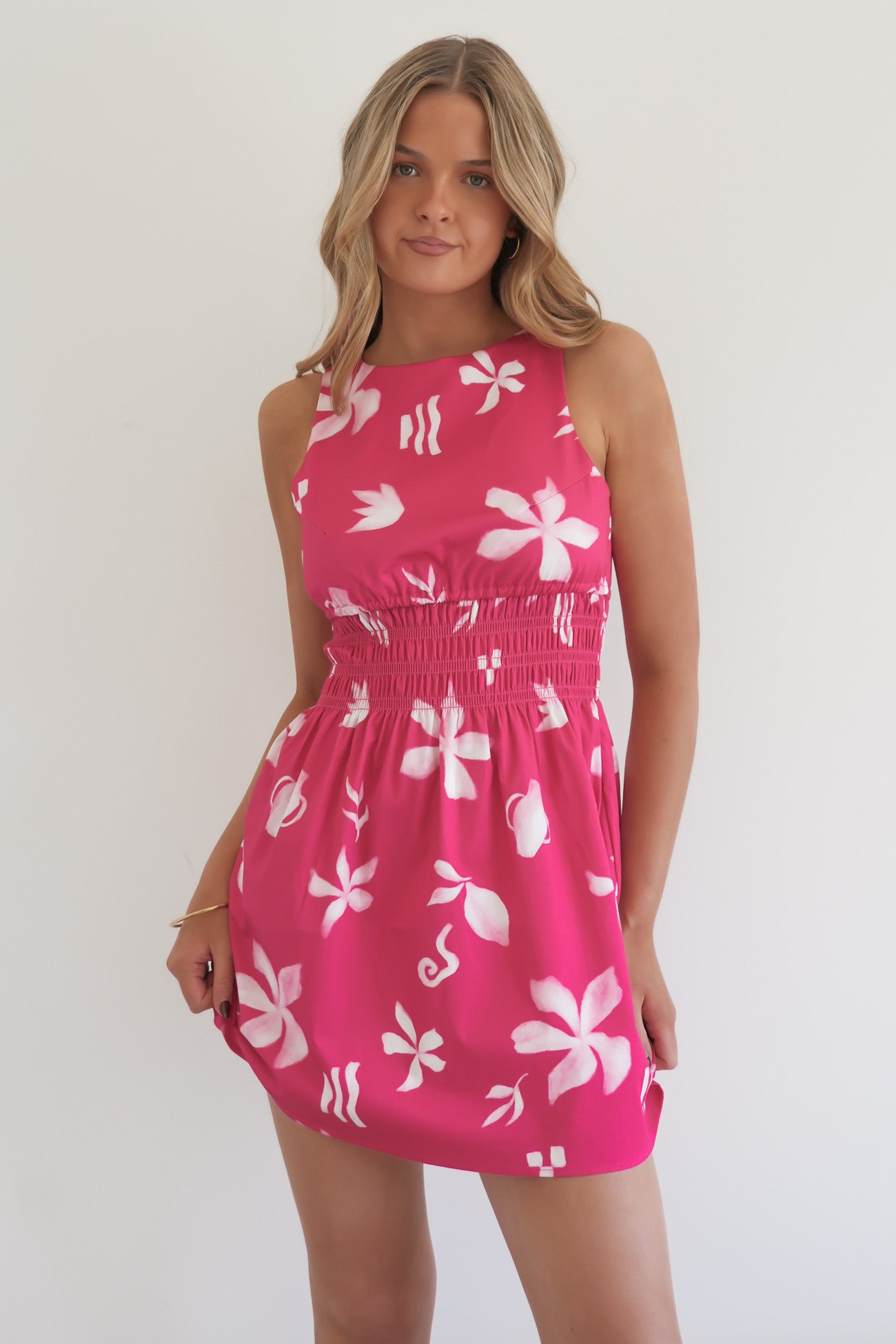 Fleur Mini Dress Print