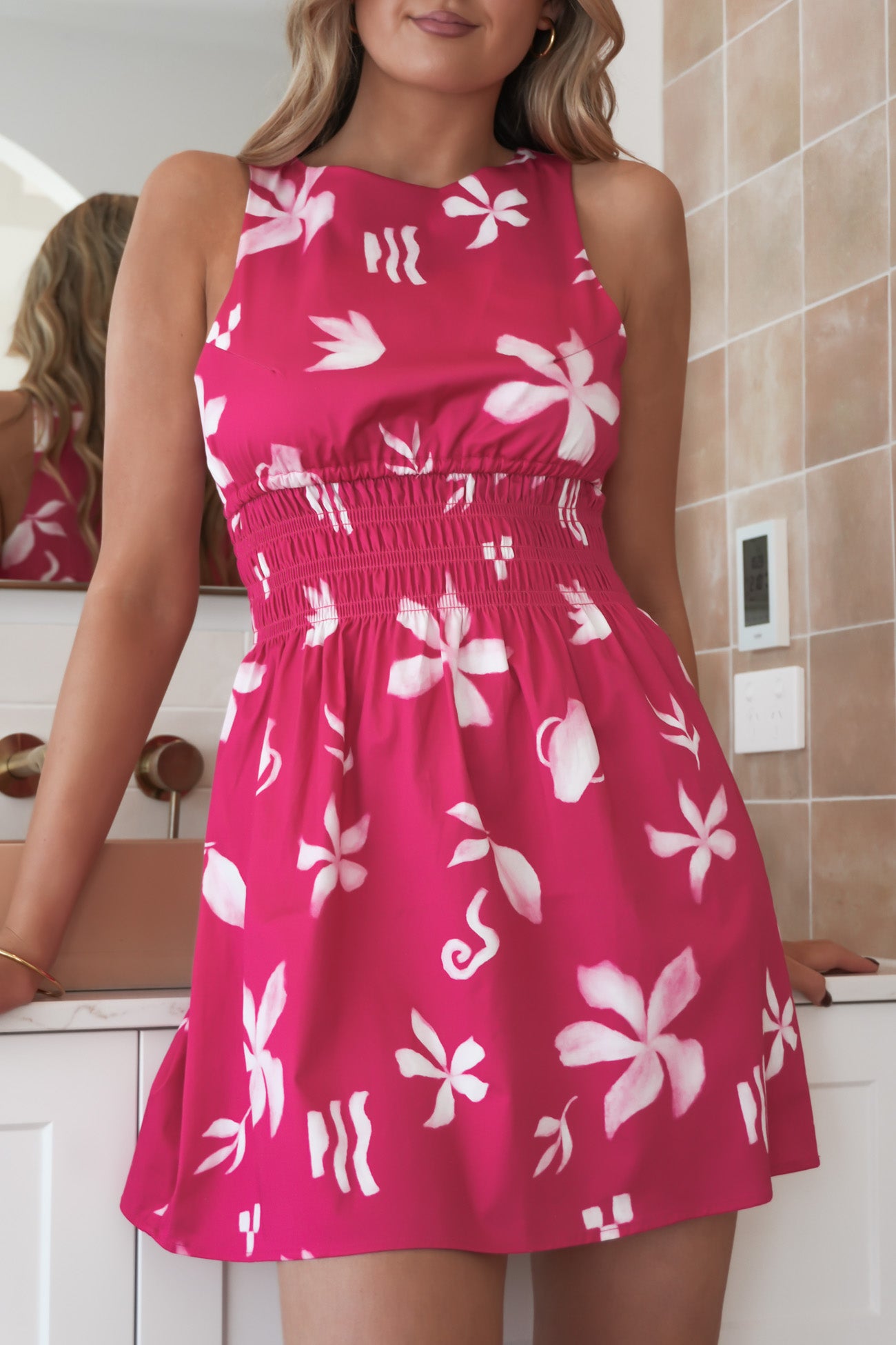 Fleur Mini Dress Print