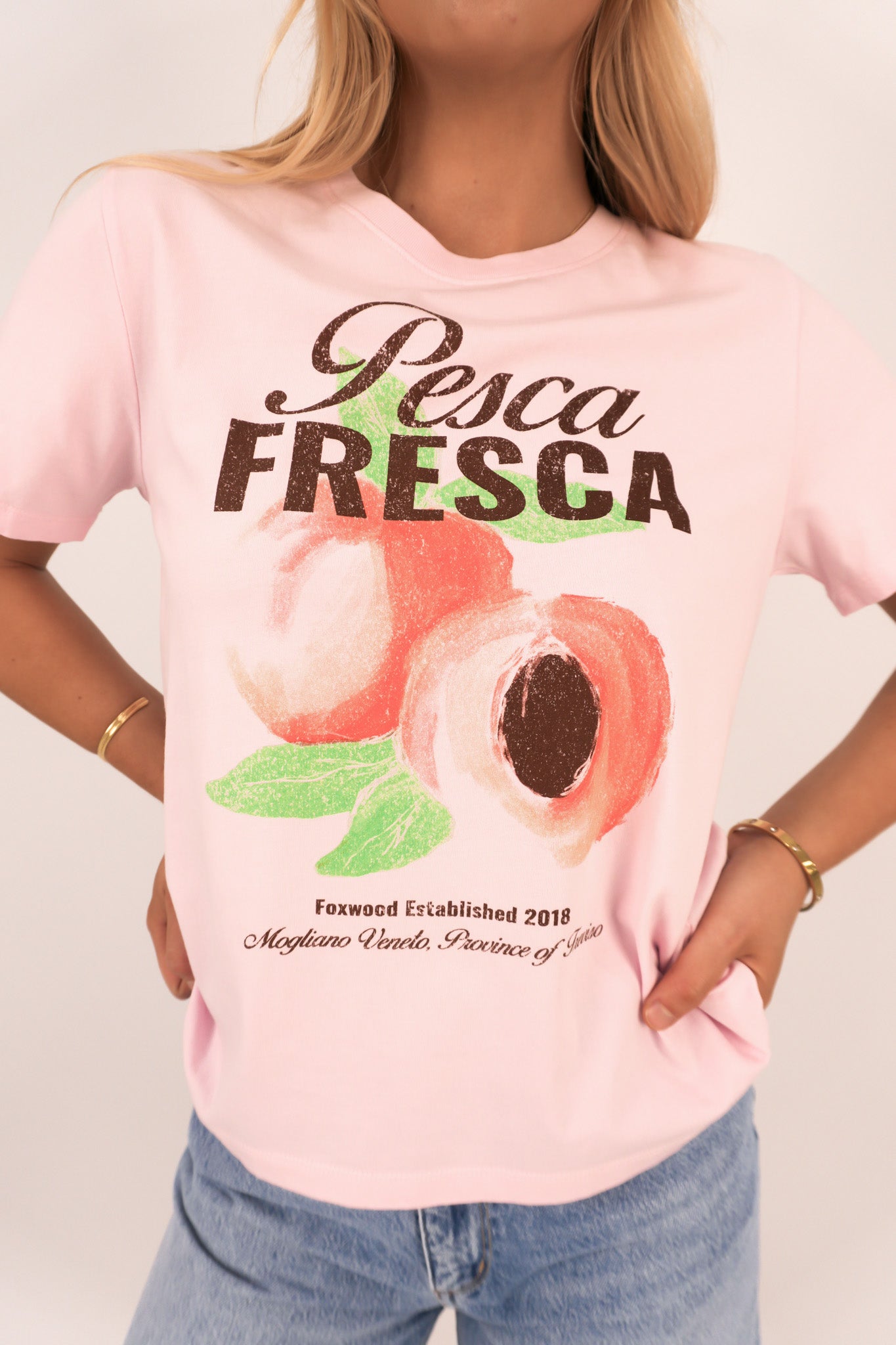 Fresca Tee Pale Pink