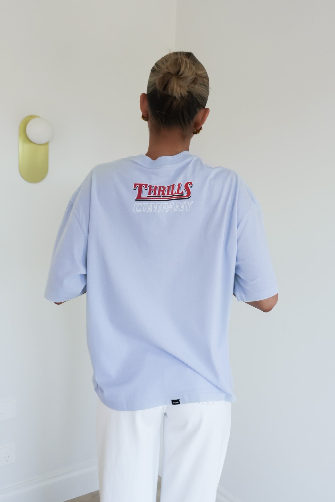 Full Throttle Oversized Tee Placid Blue