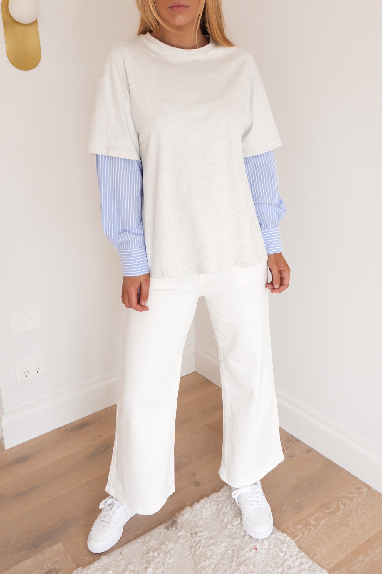 Gabbi Long Sleeve Tee Grey