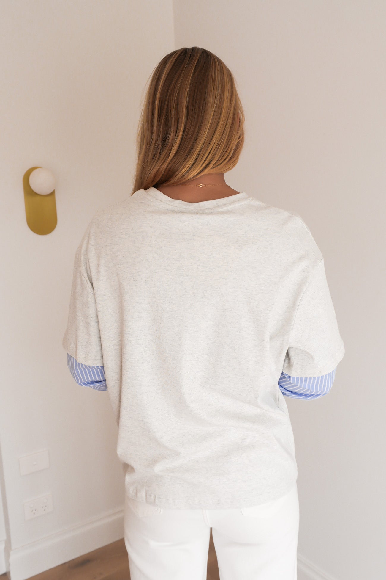 Gabbi Long Sleeve Tee Grey