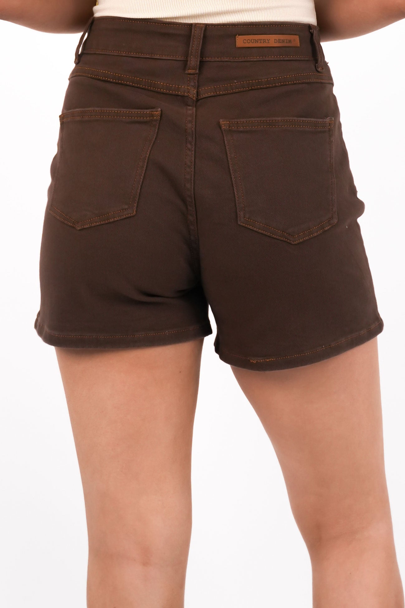 Gabe Denim Short Chocolate