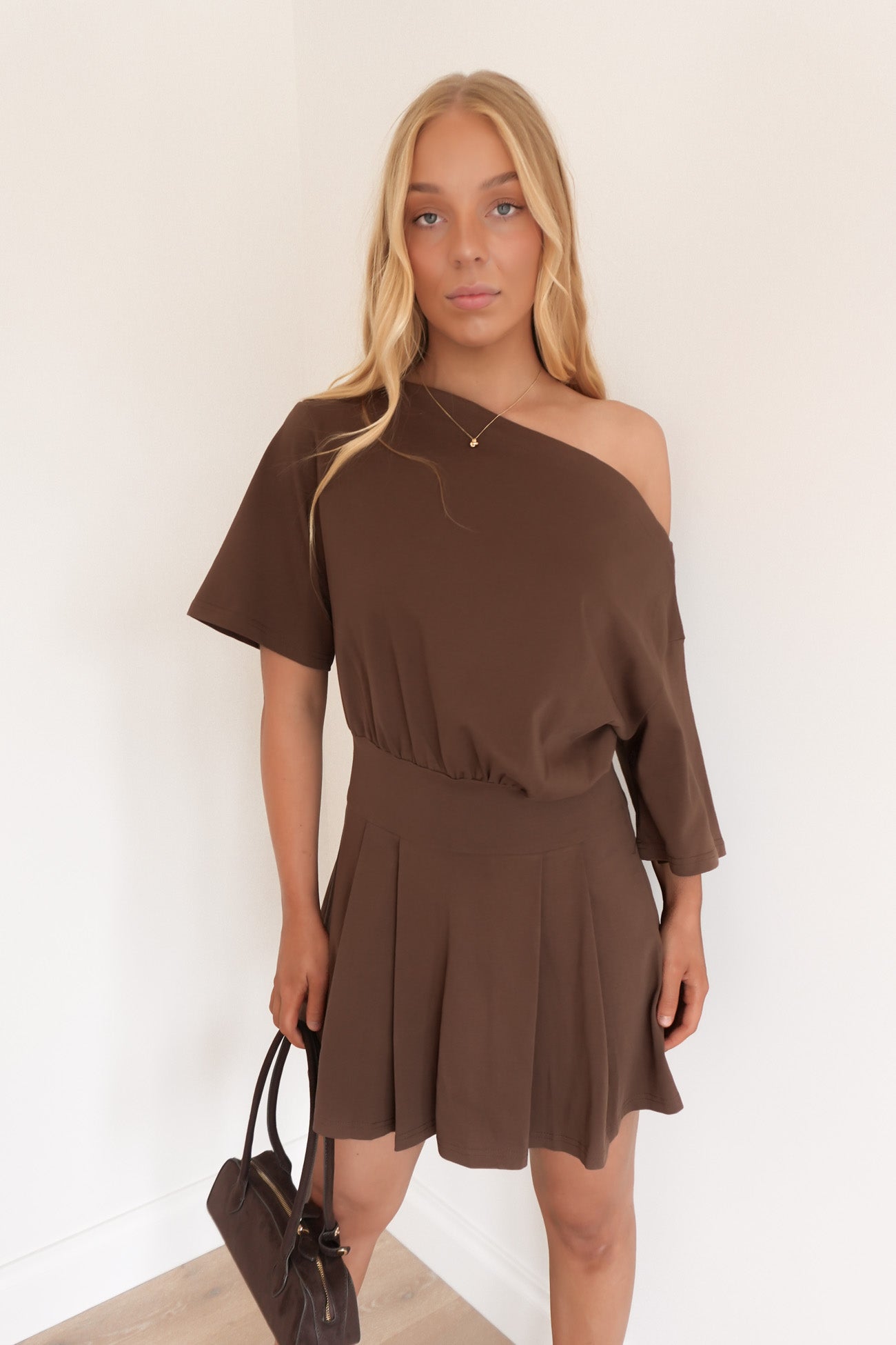 George Mini Dress Chocolate