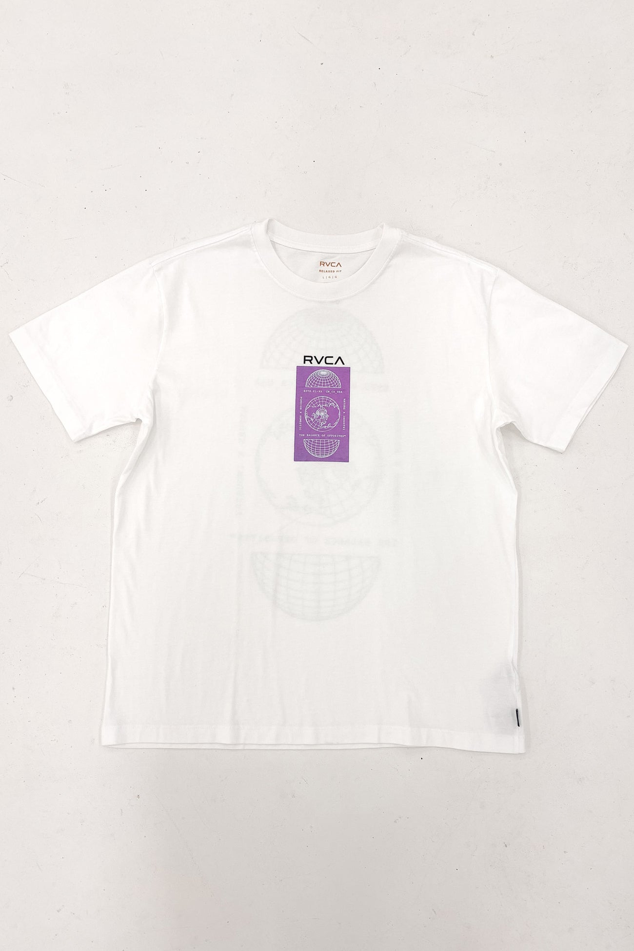 Global Domestic Short Sleeve Tee White