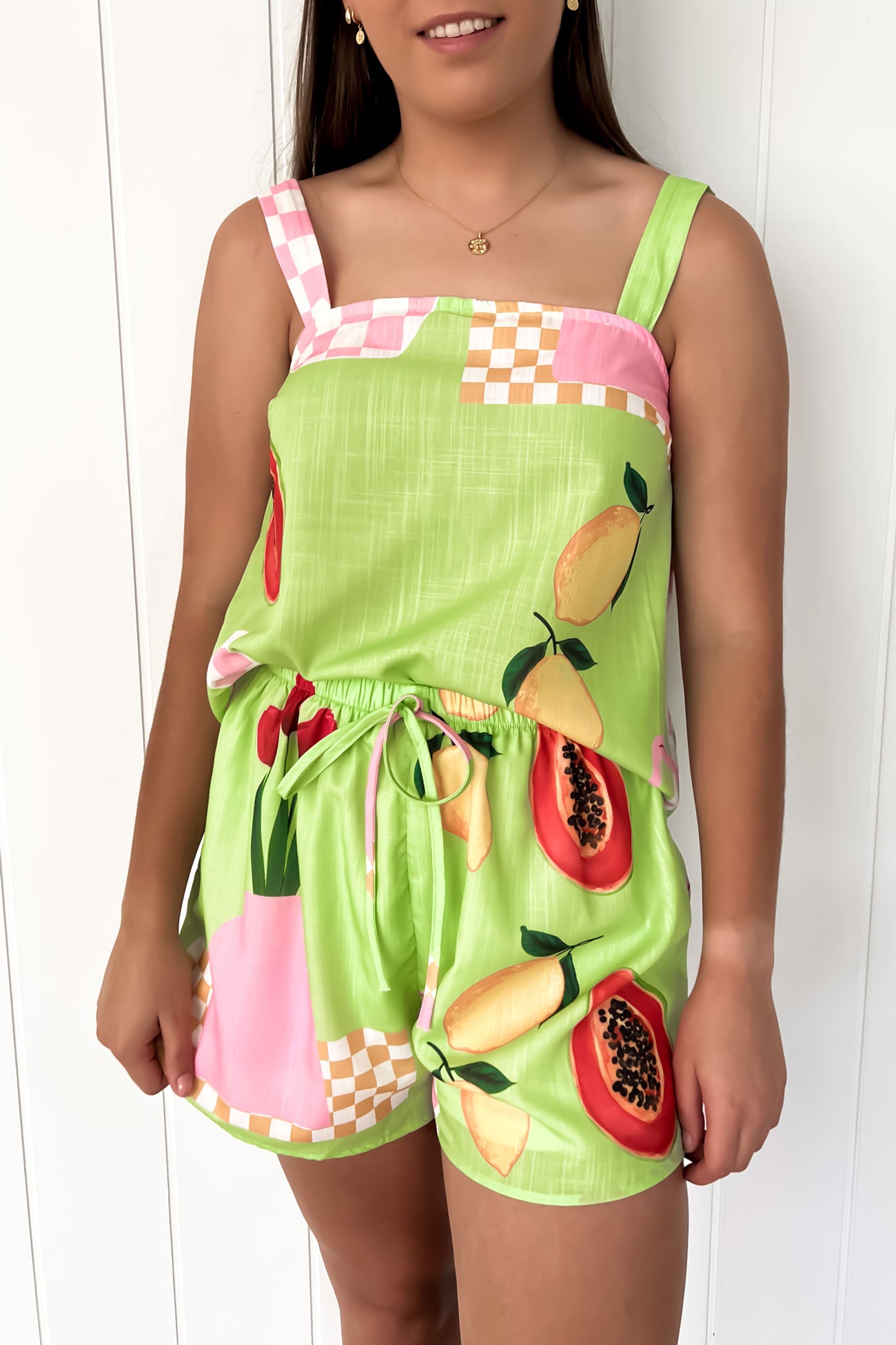 Hadleigh Set Green Lemon Papaya