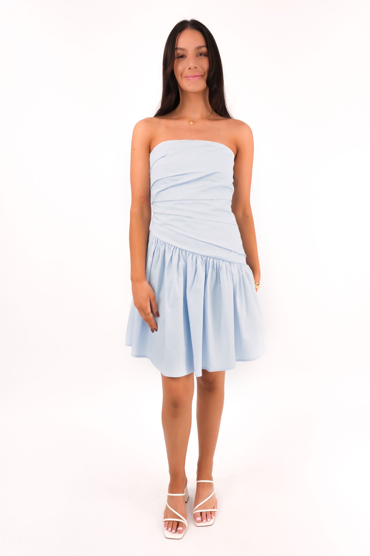Hannah Mini Dress Blue