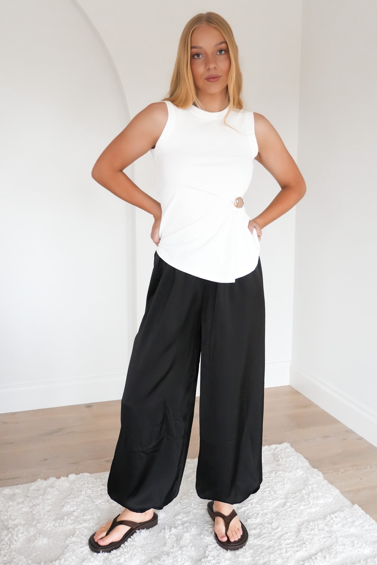 Haylie Balloon Pant Black
