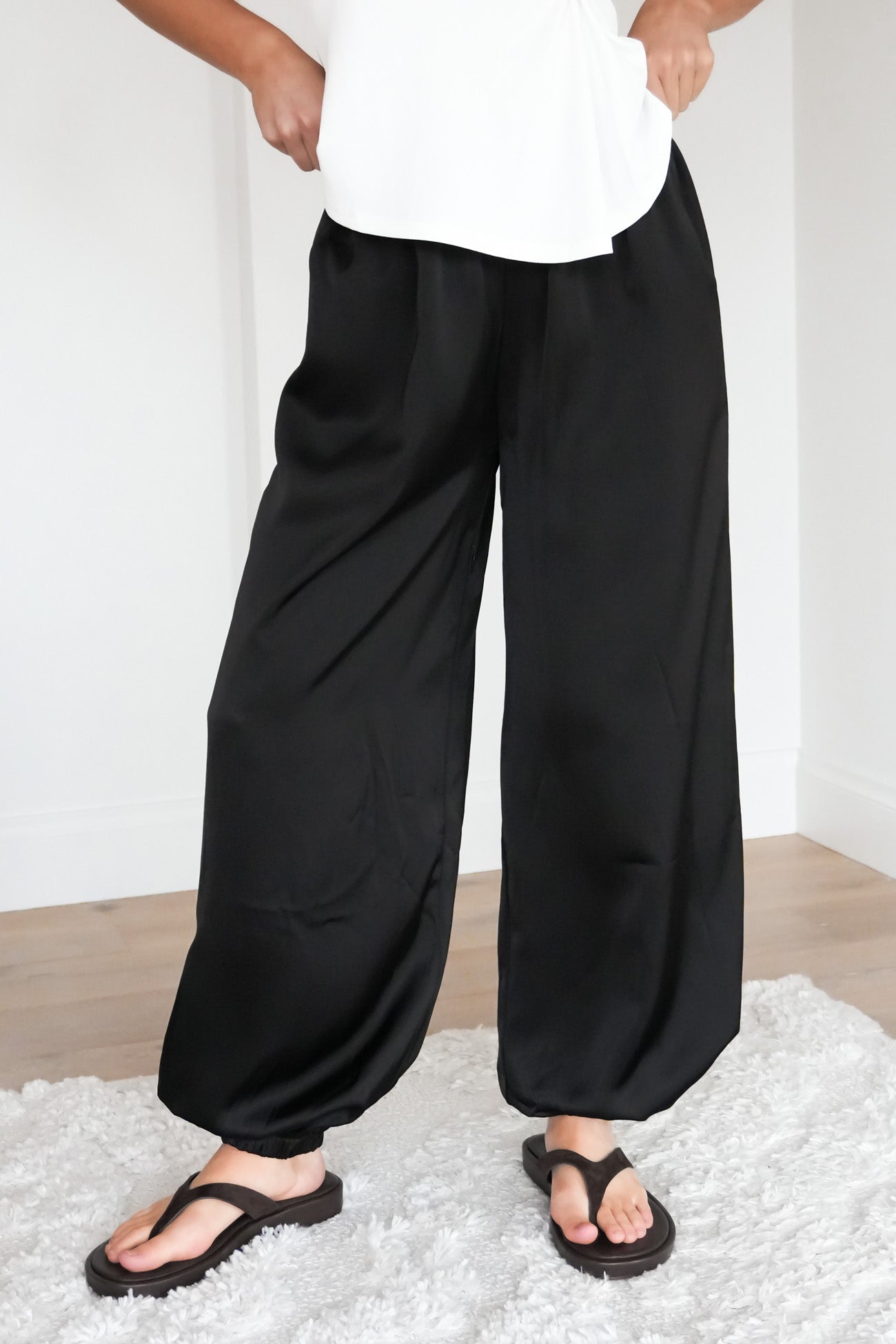 Haylie Balloon Pant Black