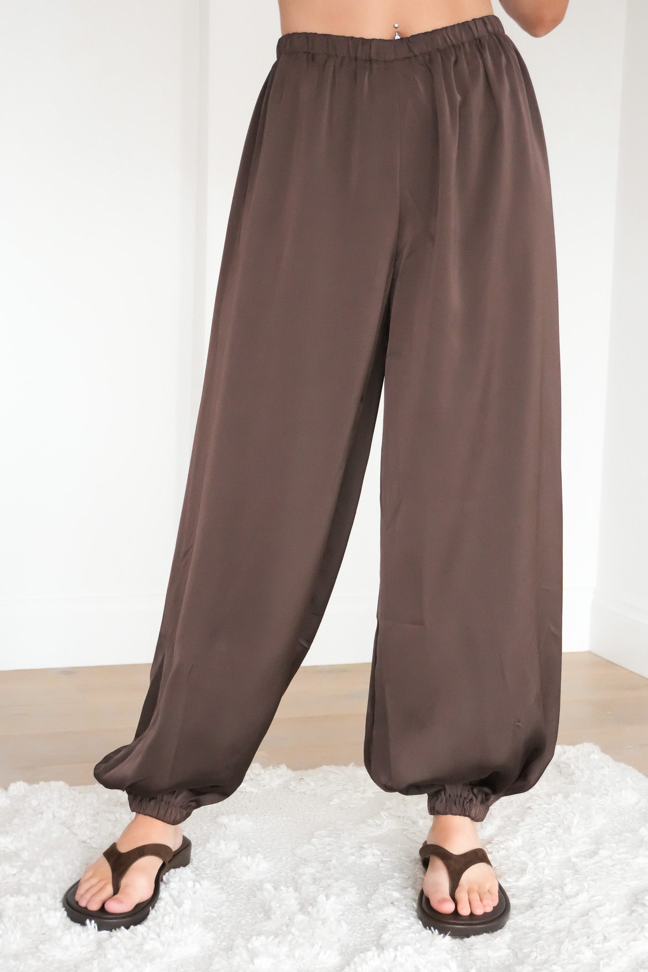 Haylie Balloon Pant Chocolate