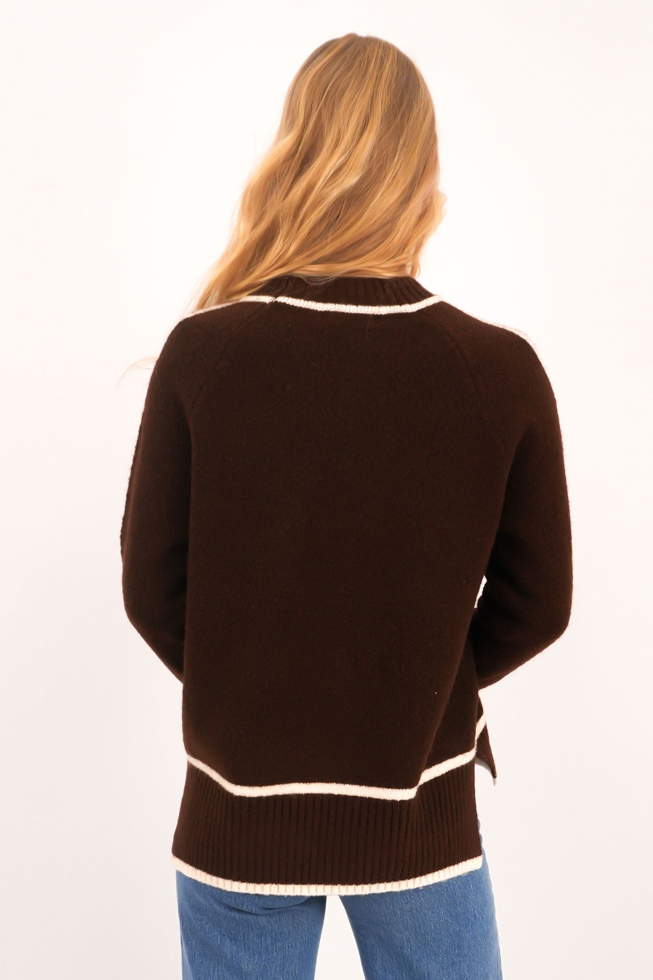 Hazel Knit Jumper Chocolate