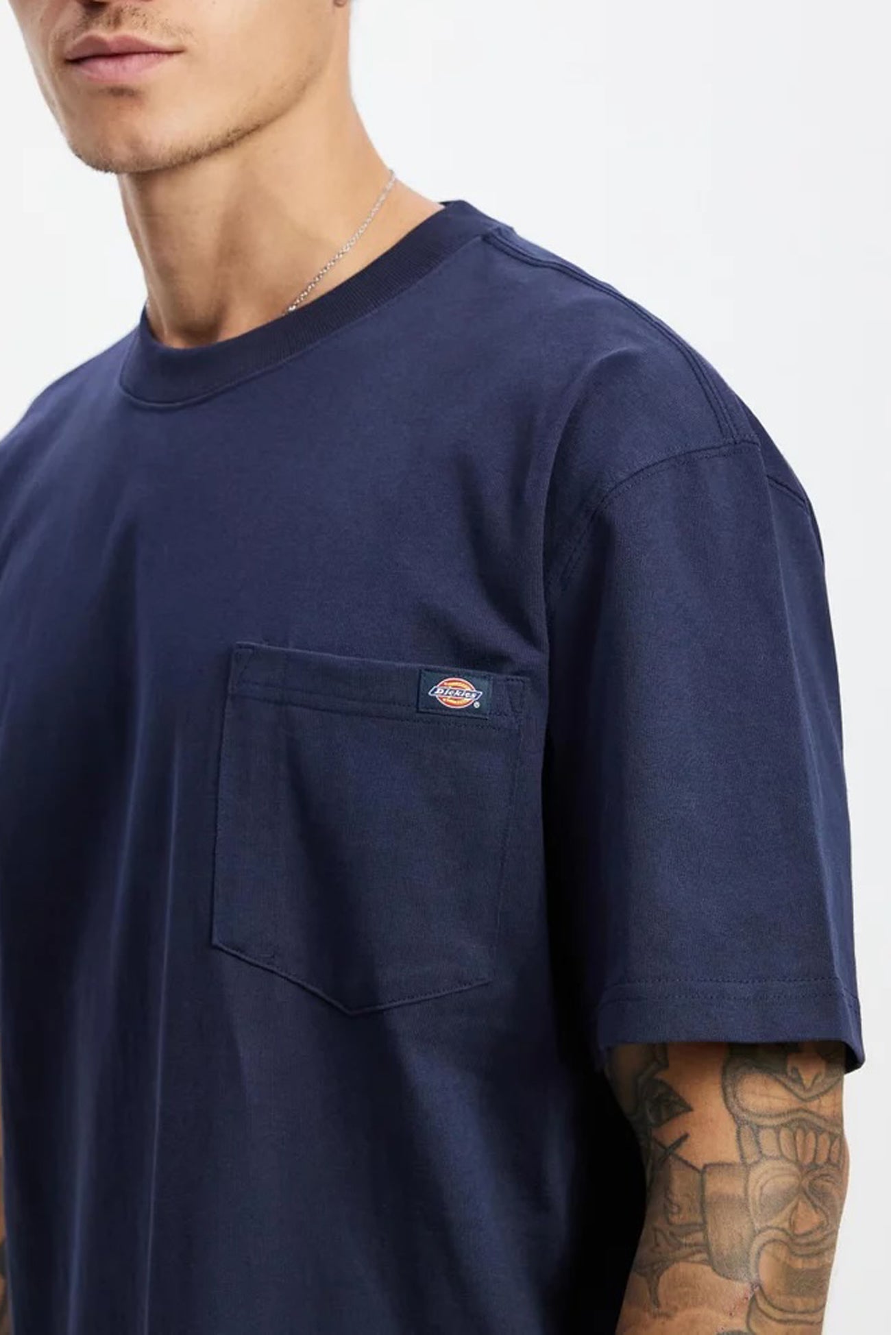 Heavy Jersey Pocket Tee Dark Navy
