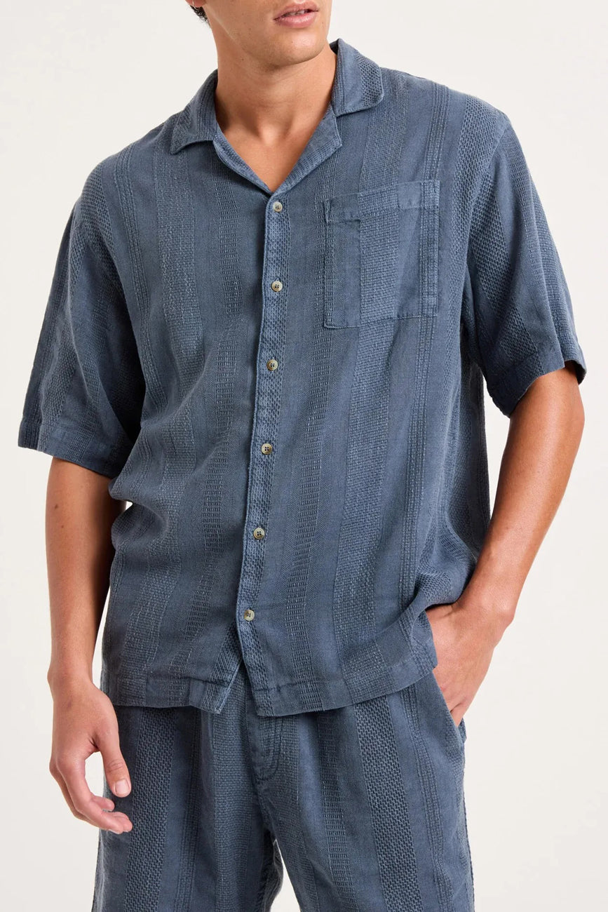 Heavy Weave Bowler Faded Navy