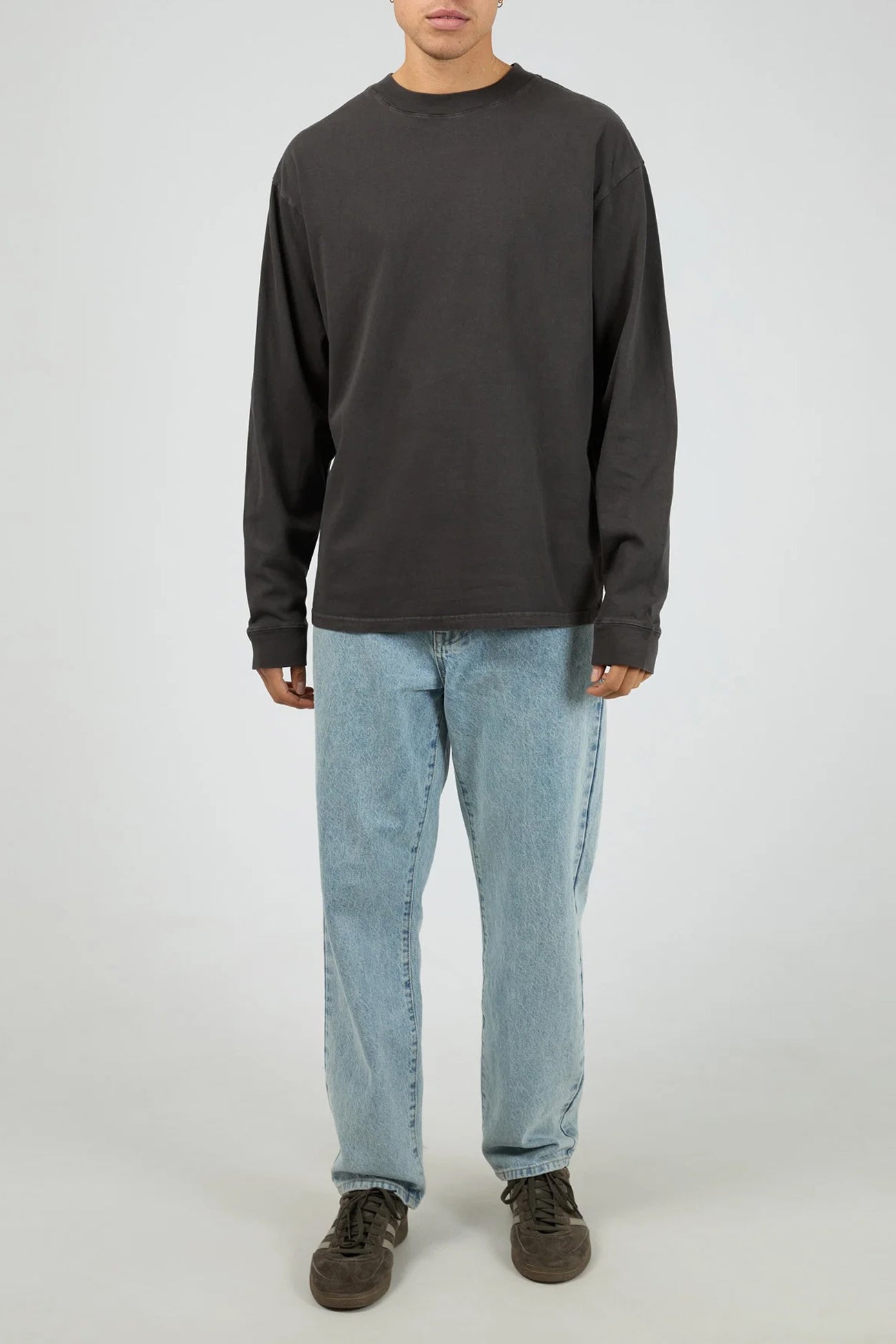 Heavyweight Long Sleeve Tee Coal