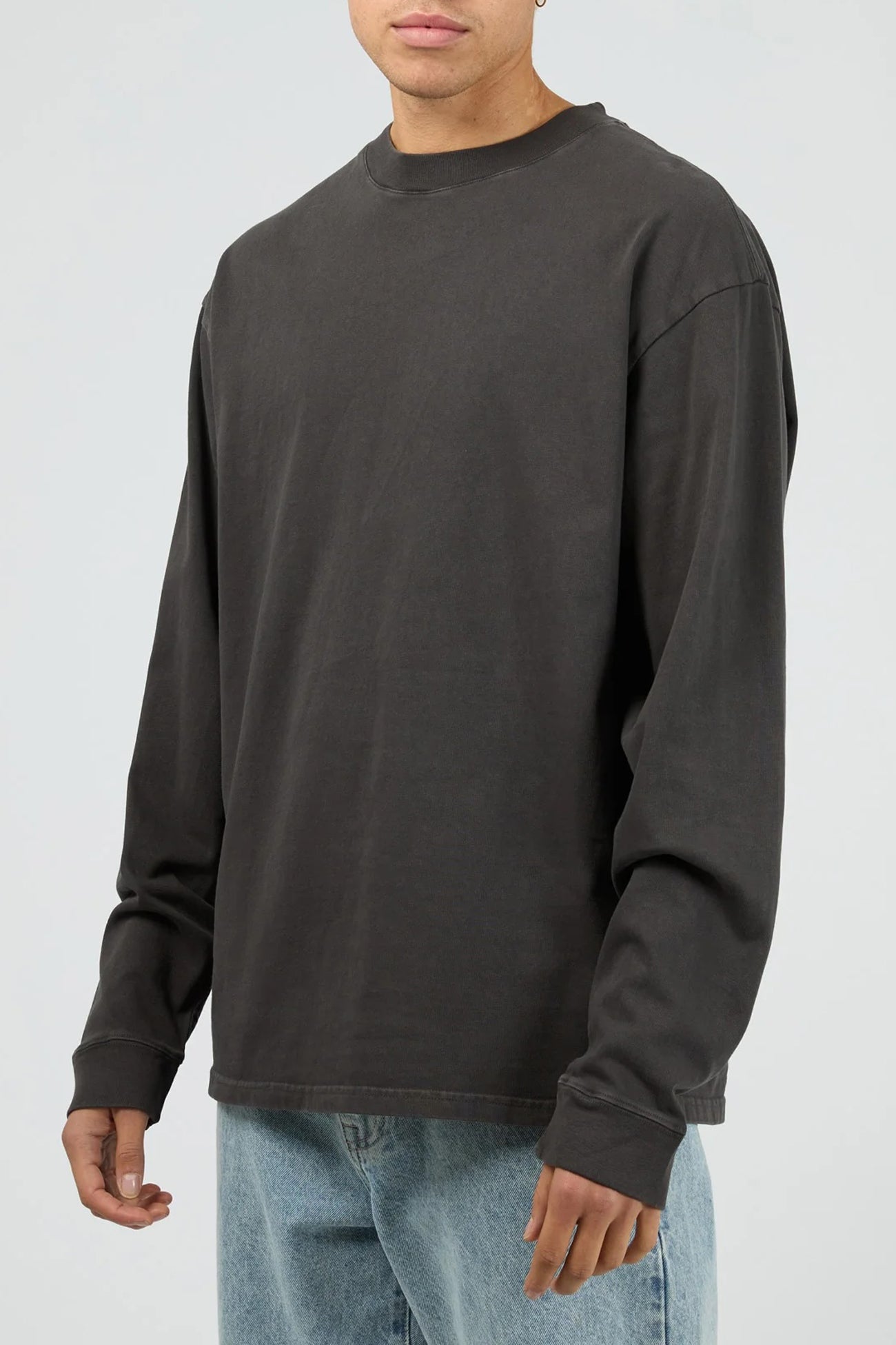 Heavyweight Long Sleeve Tee Coal