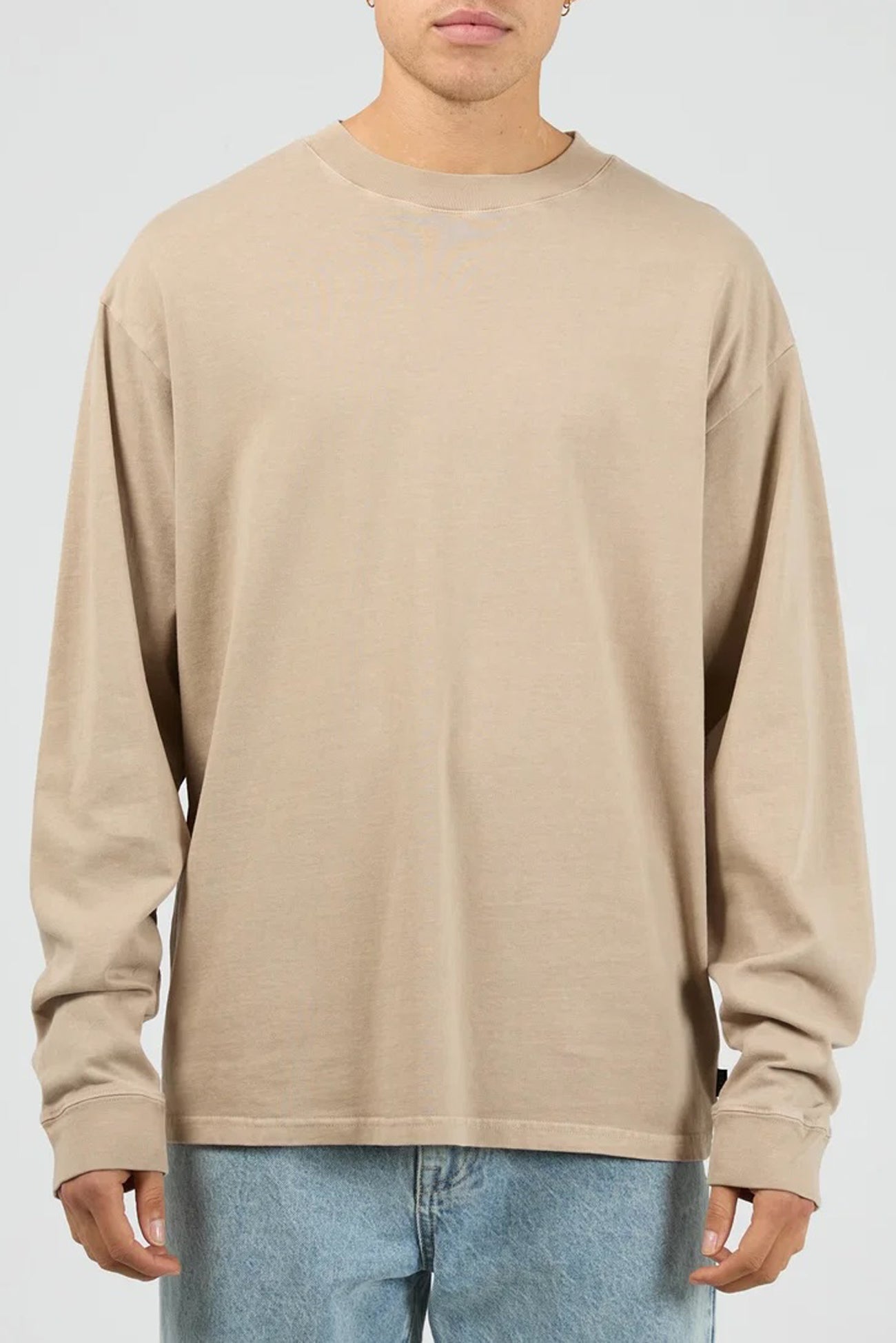 Heavyweight Long Sleeve Tee Tan