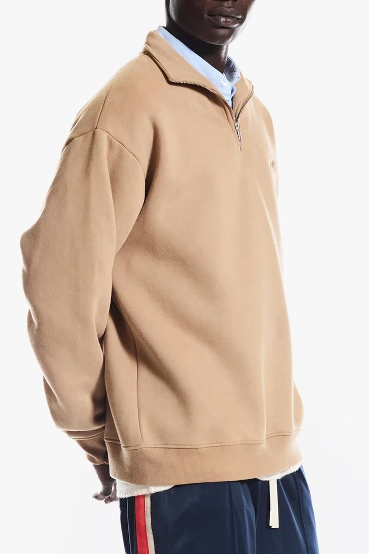 Heritage Quarter Zip Beige