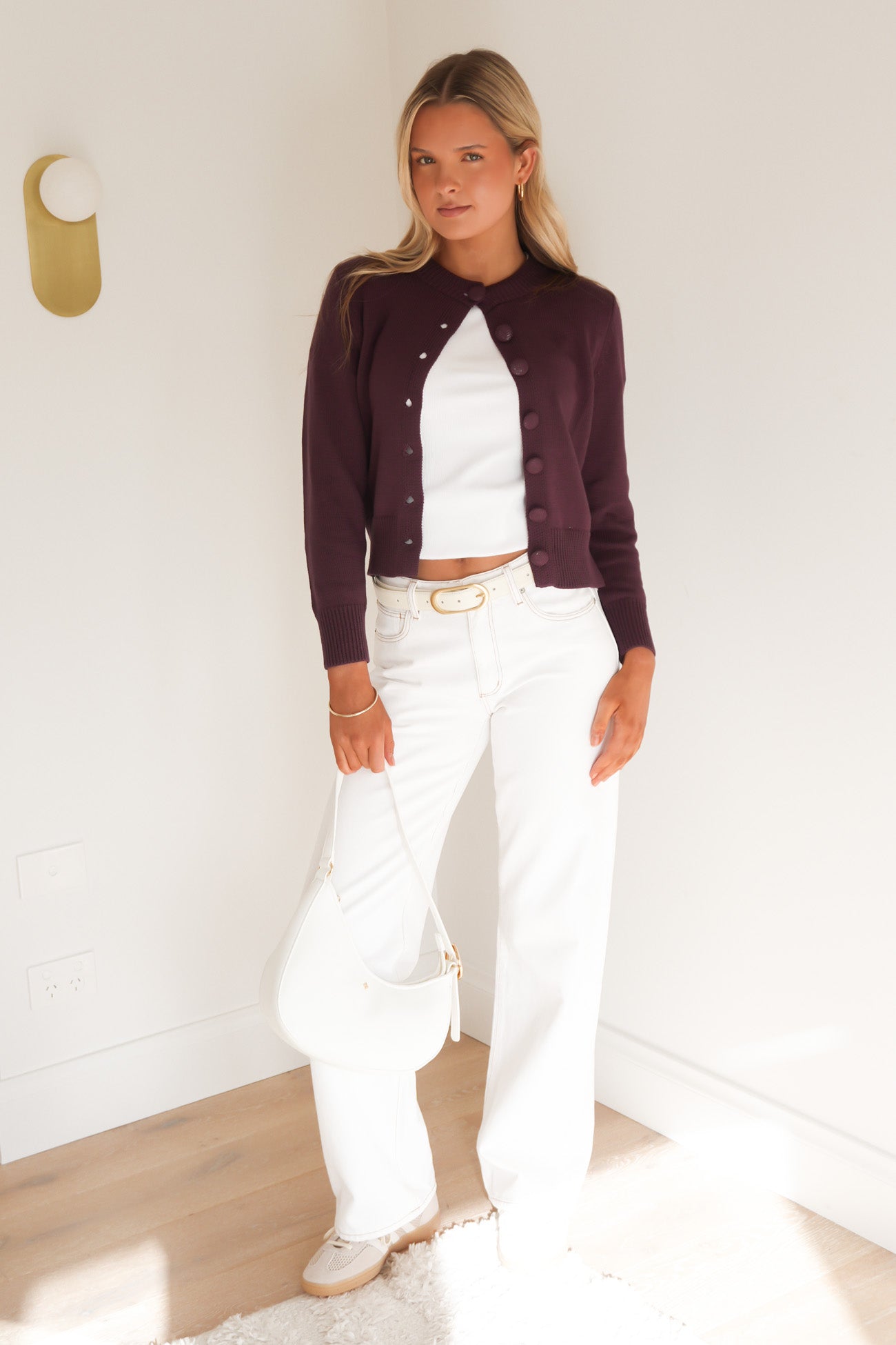 Holden Cardigan Plum