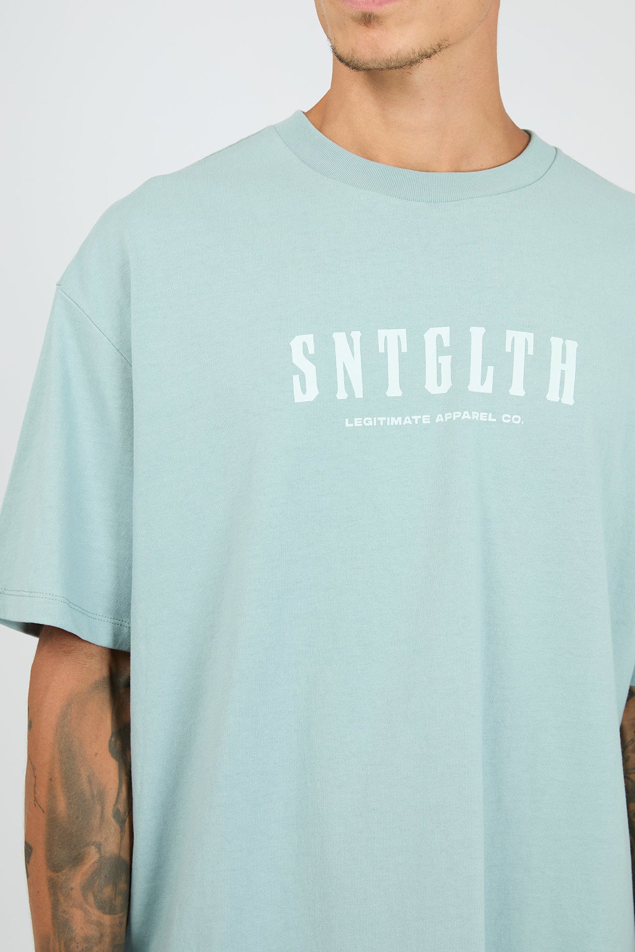 Hurricane Tee Sky Blue