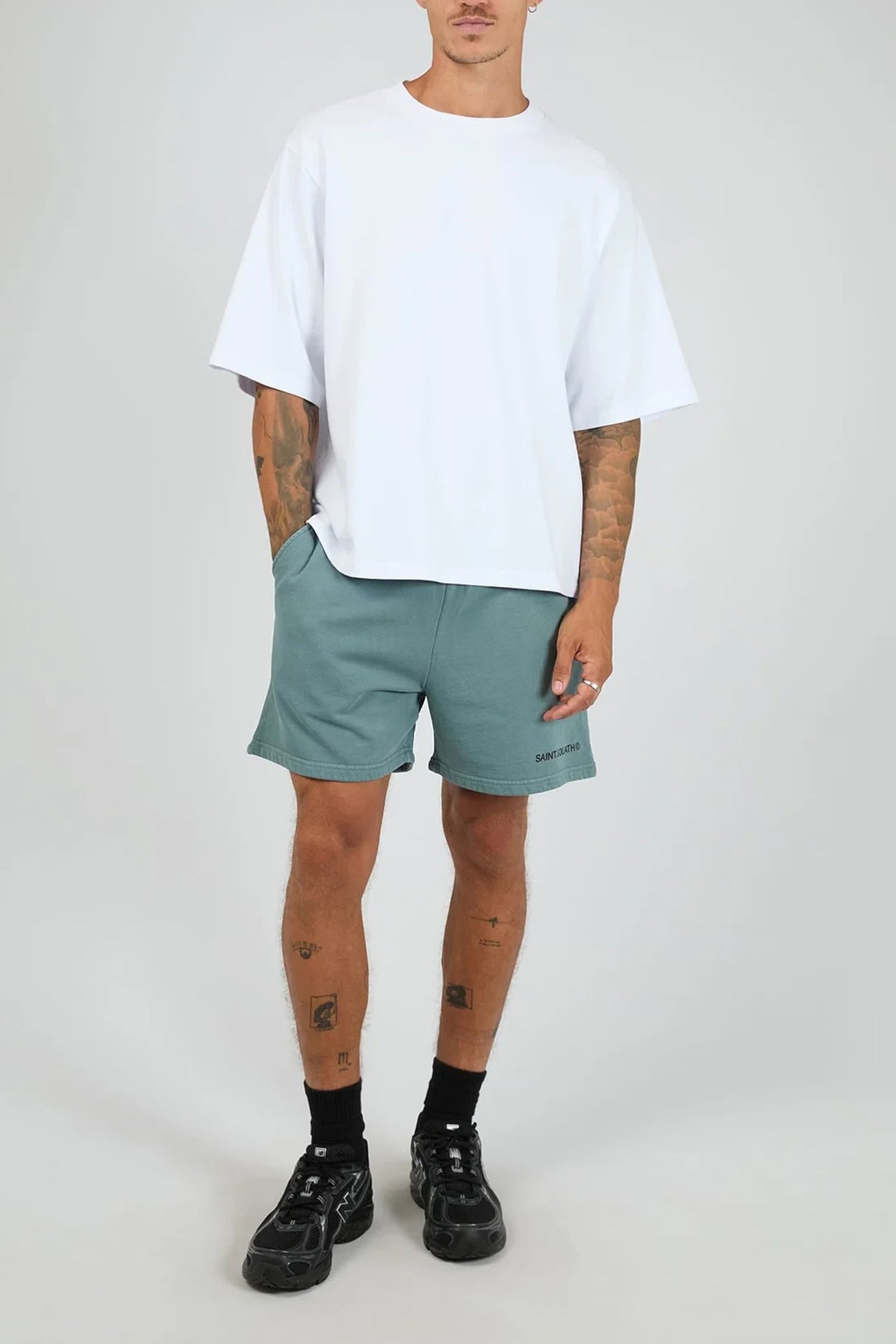ID Fleece Short Ocean Green
