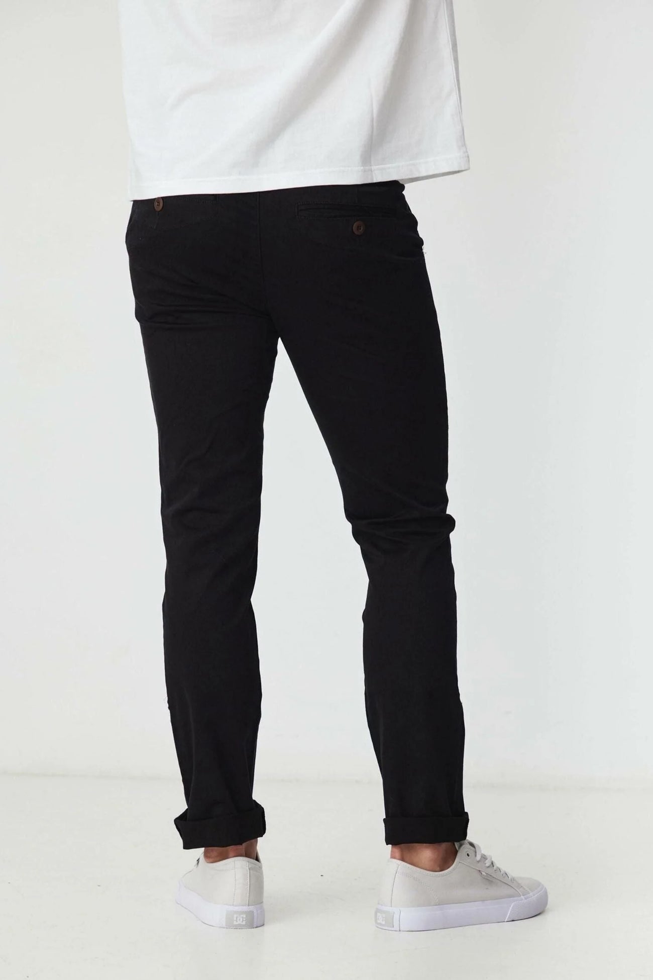 Clay Slim Chino Pant Black