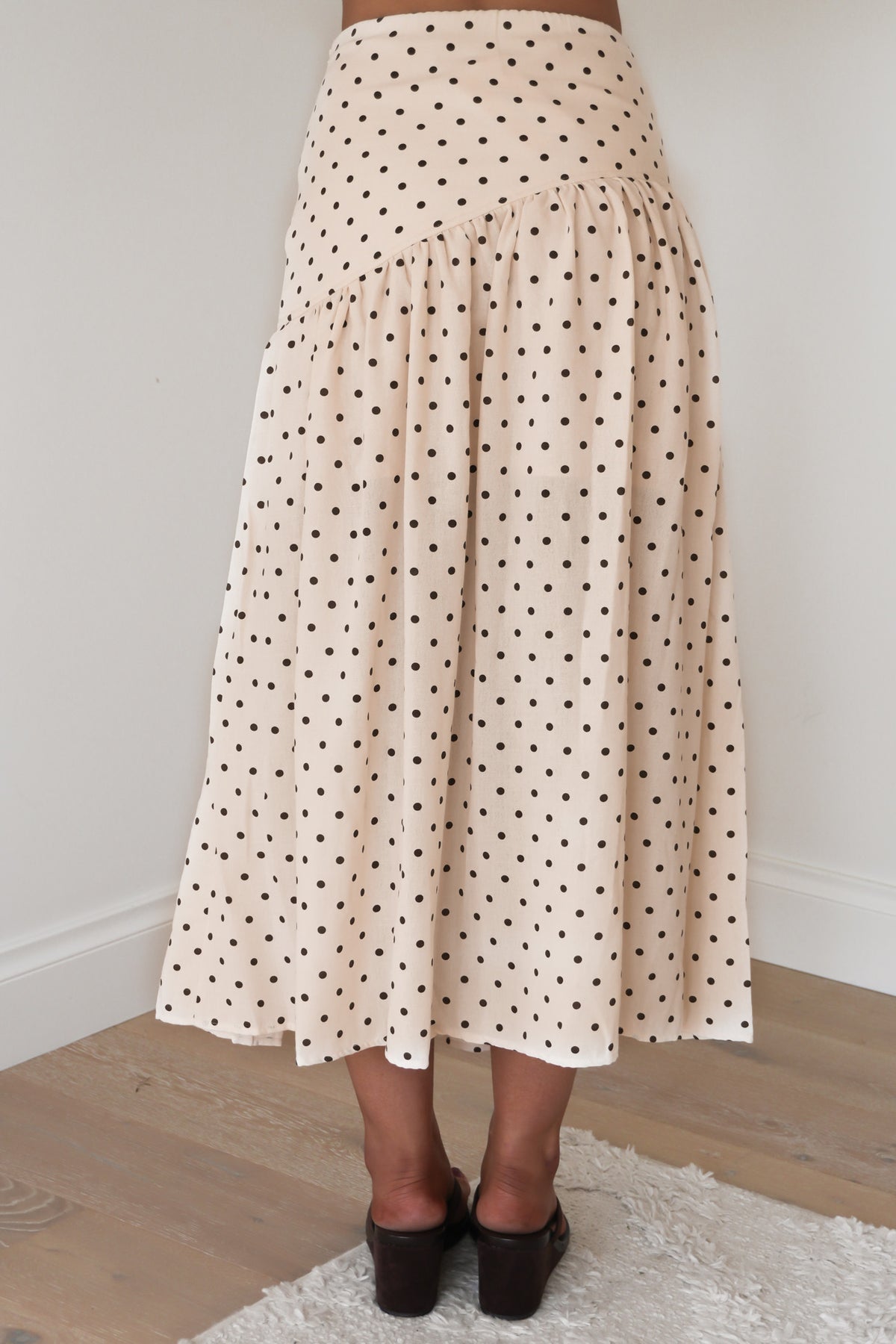 Imani Asym Skirt Vanilla