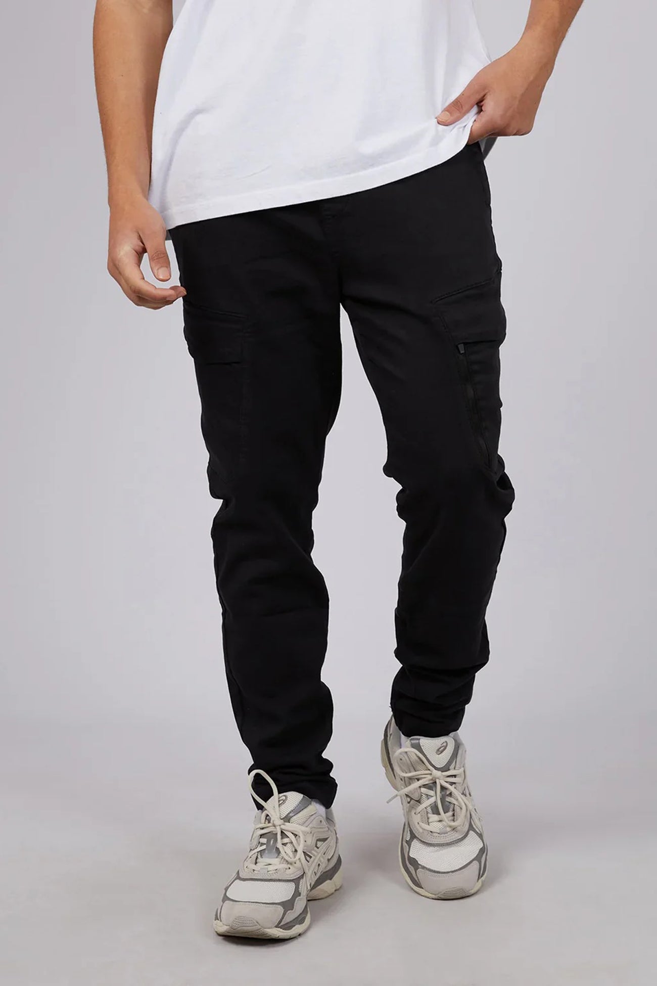 Inset Cargo Pant Black