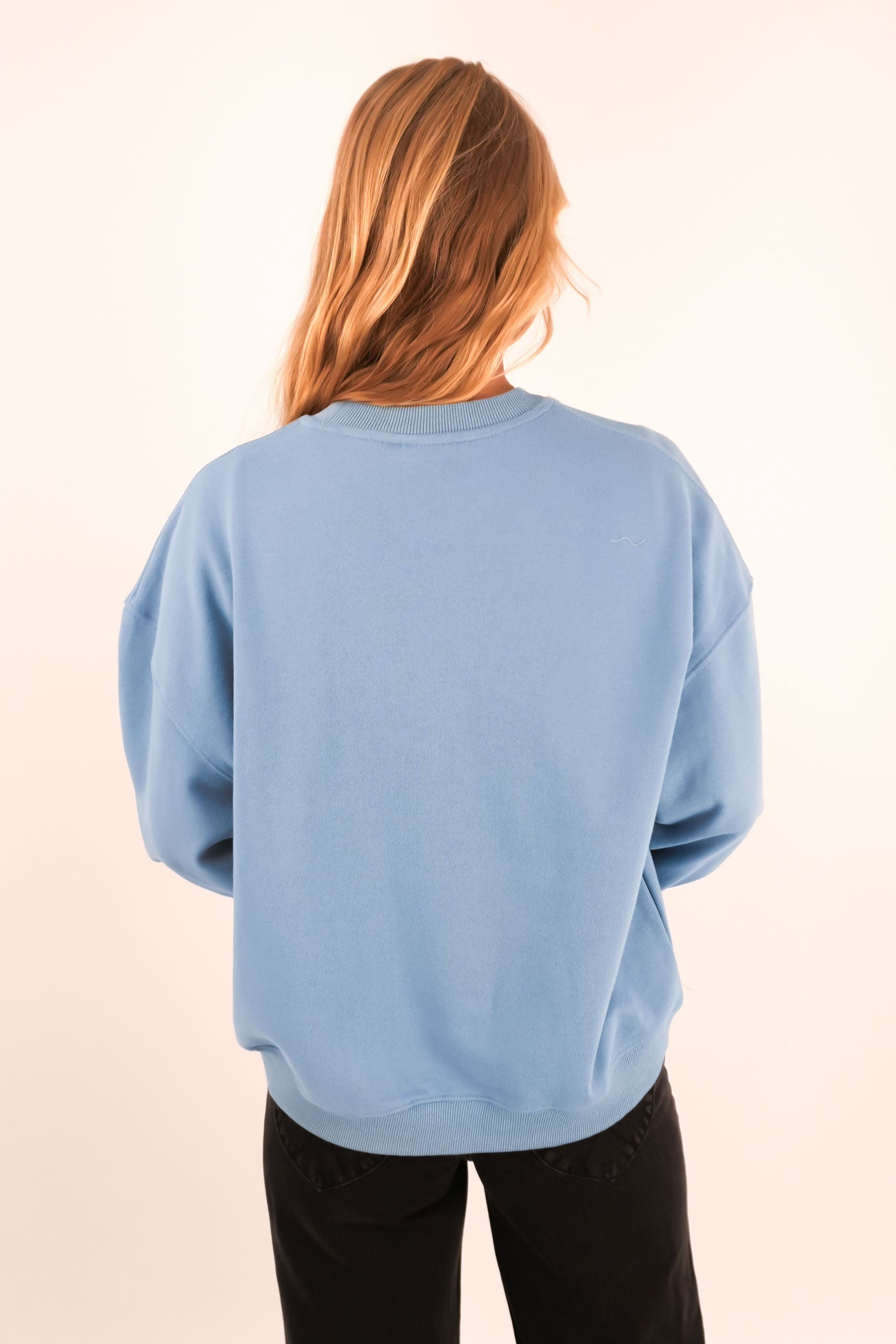 Insider Crew Neck Fleece Dusty Blue