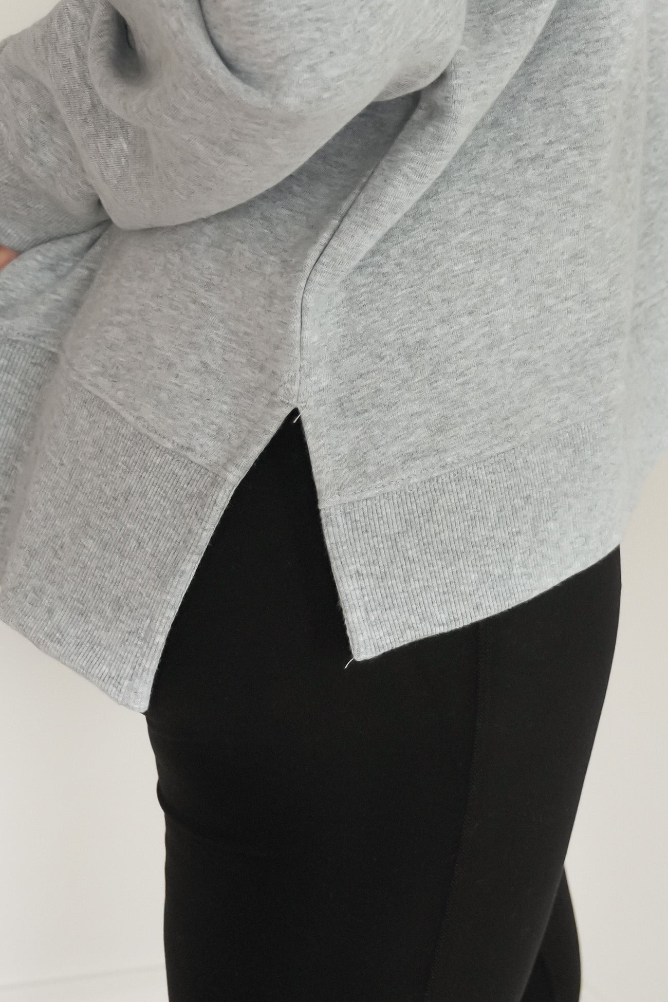 Intention Crew Grey Marle Navy