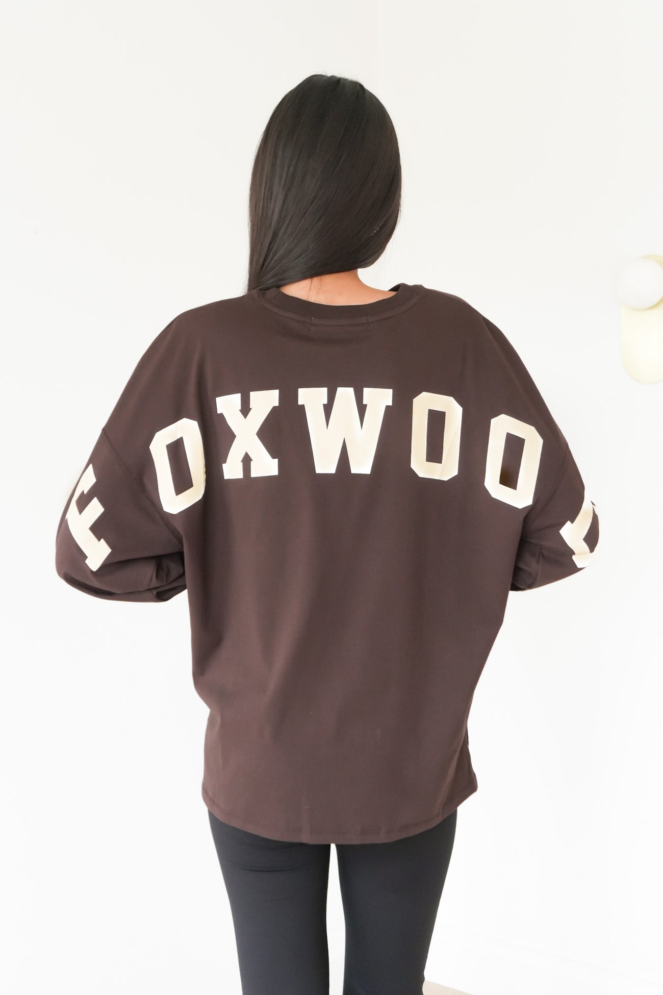 Interval Long Sleeve Coffee Bean White