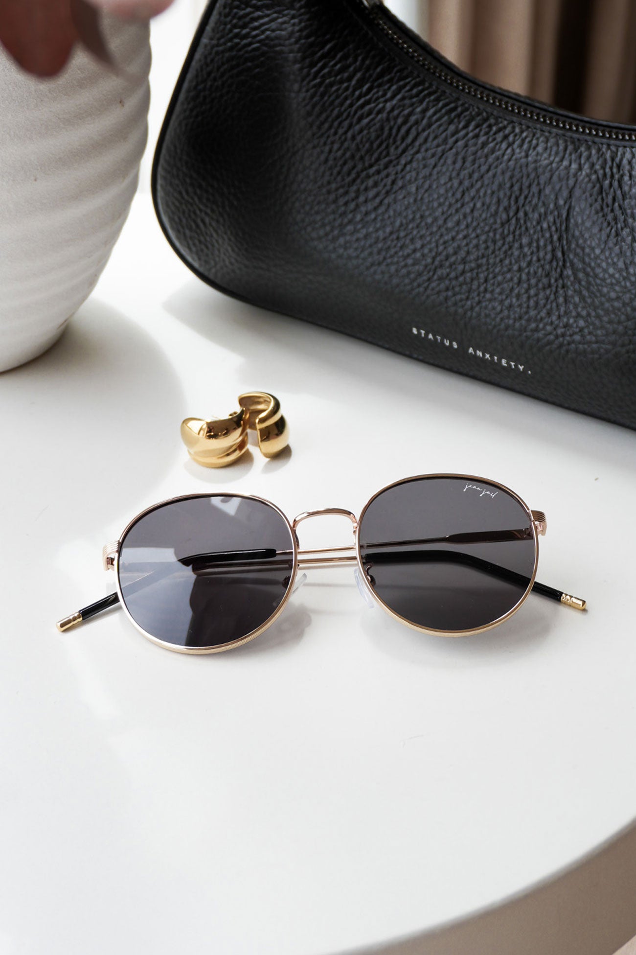 JJ Empire Sunglasses Gold // Black