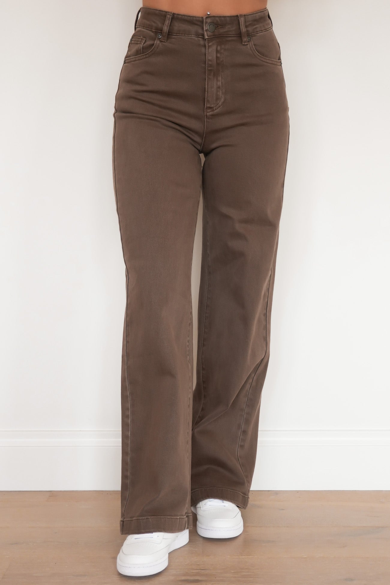 Jacqui Wide Leg Jean Cocoa