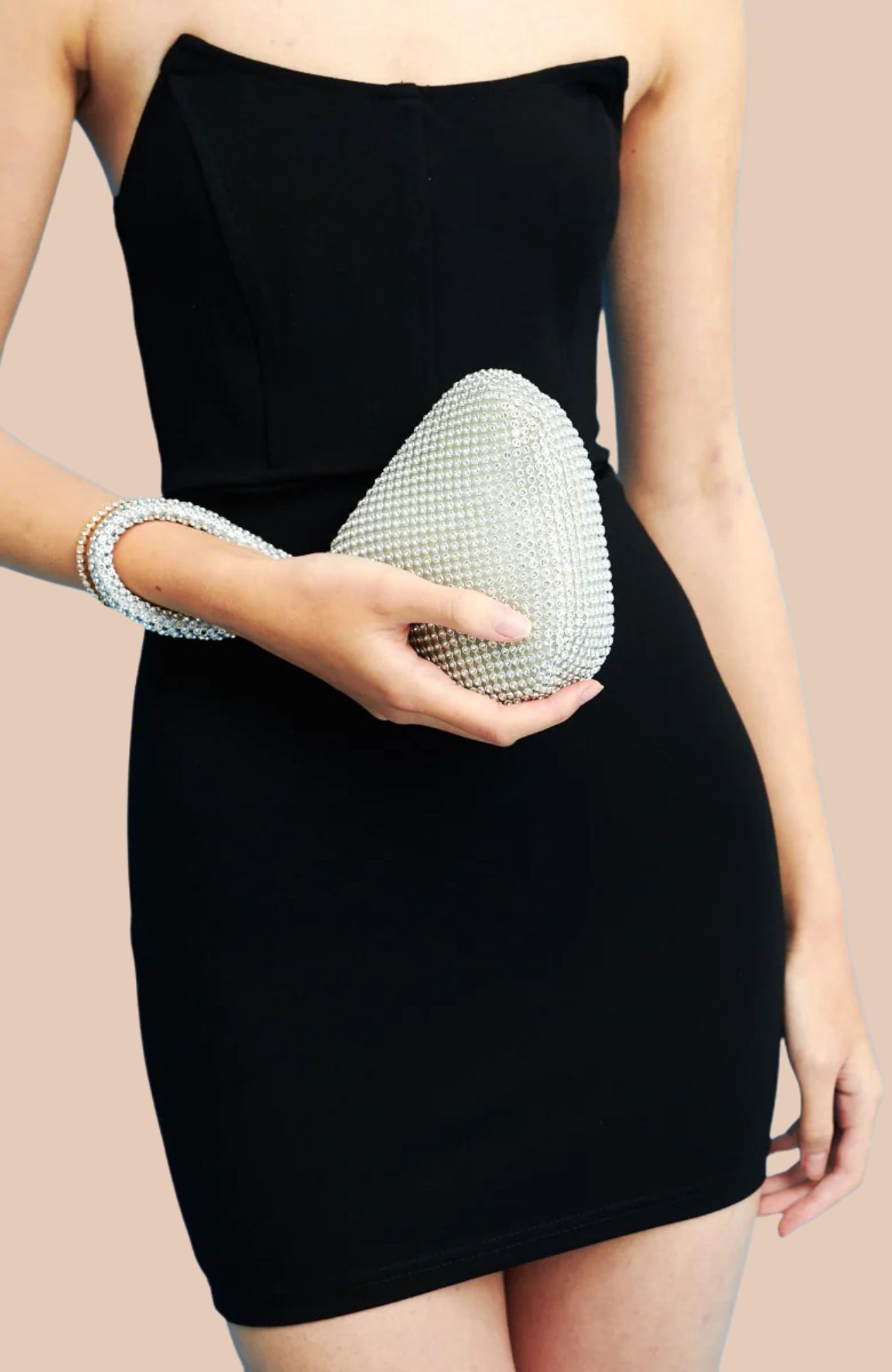 Jada Wristlet Bag Silver 1