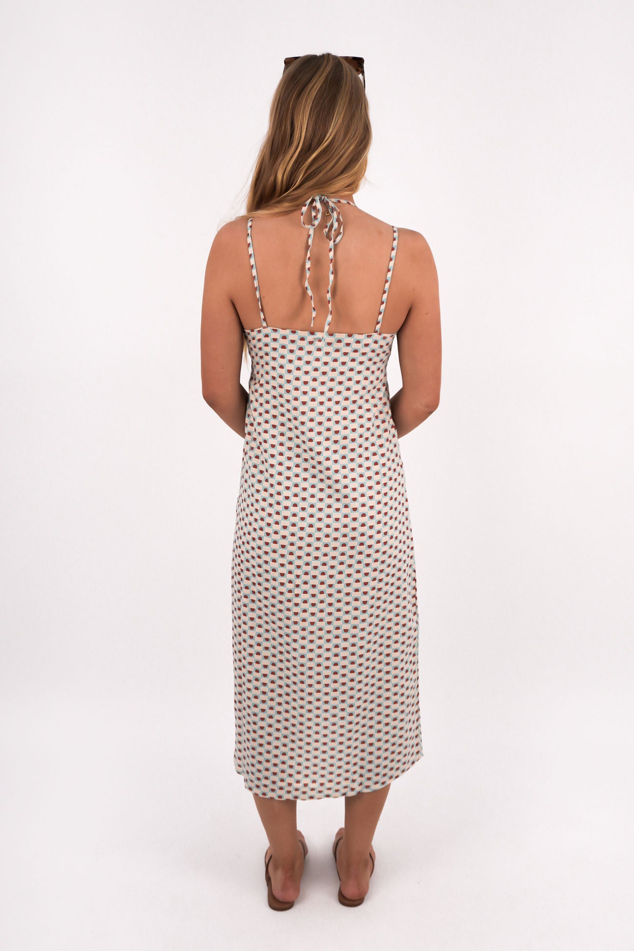 Jade Midi Dress Sky Blue