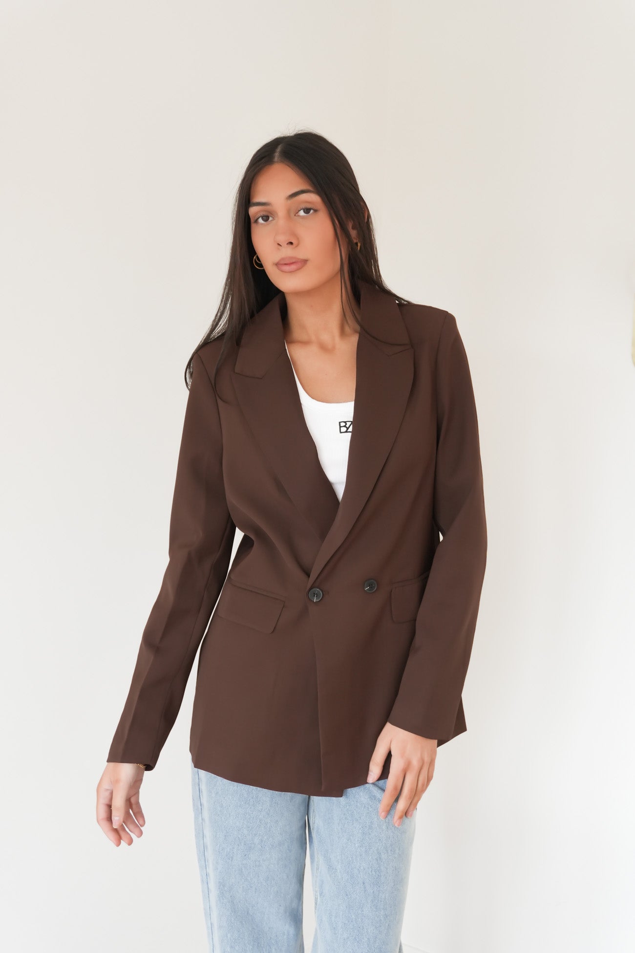 Jade Blazer Chocolate