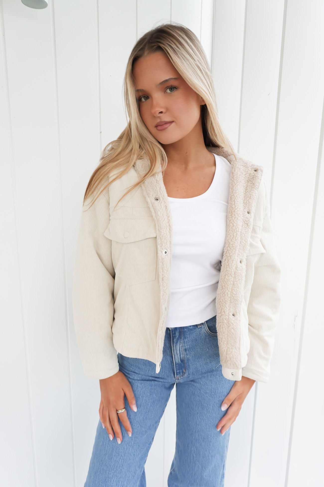 James Jacket Beige